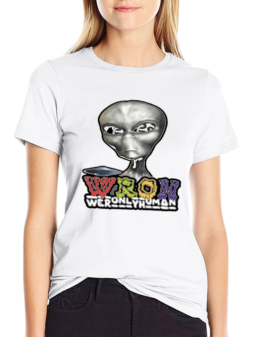 WROH Alien Graphic Tee - Were Only Human