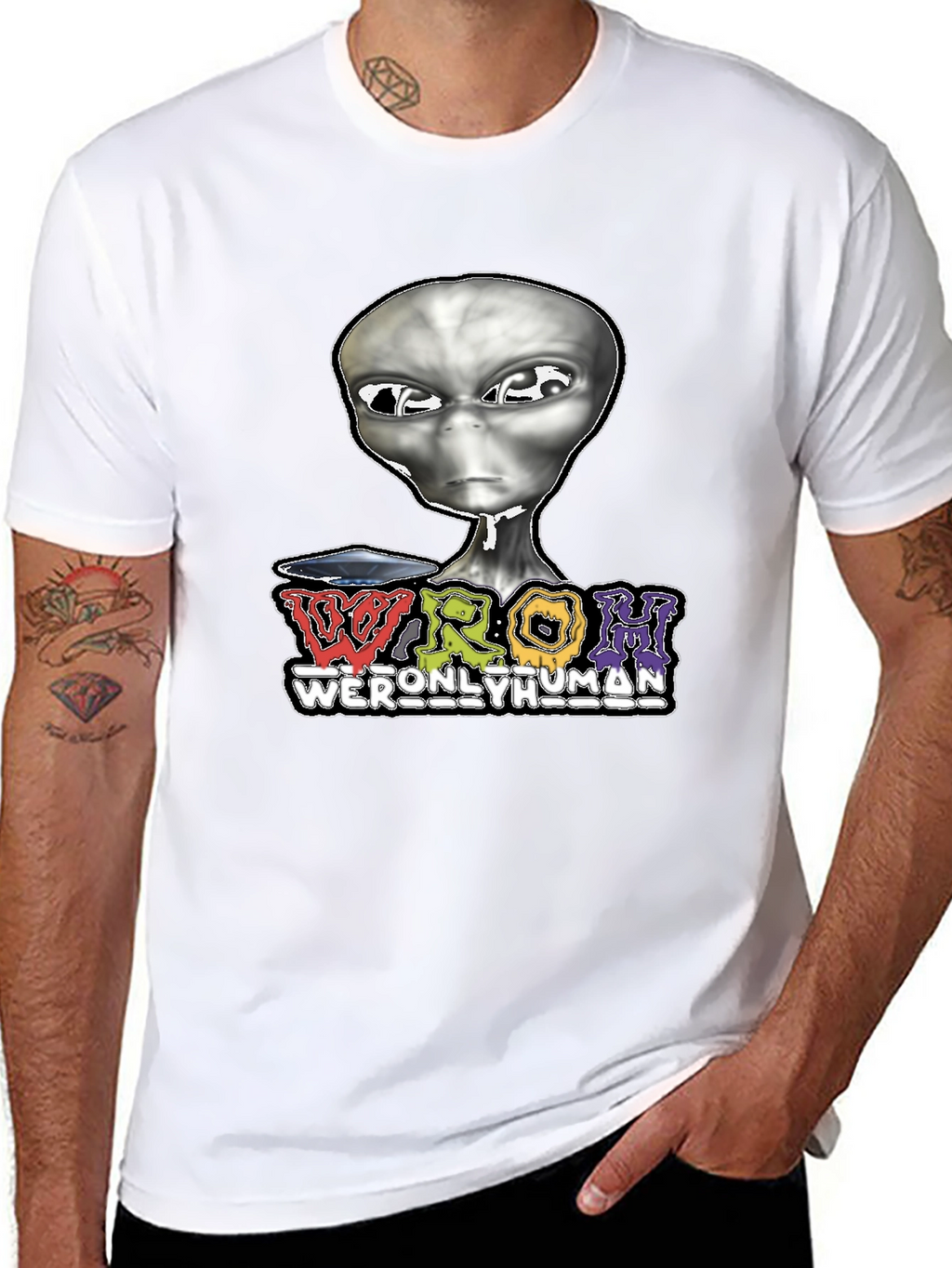 WROH Alien Graphic Tee - Were Only Human