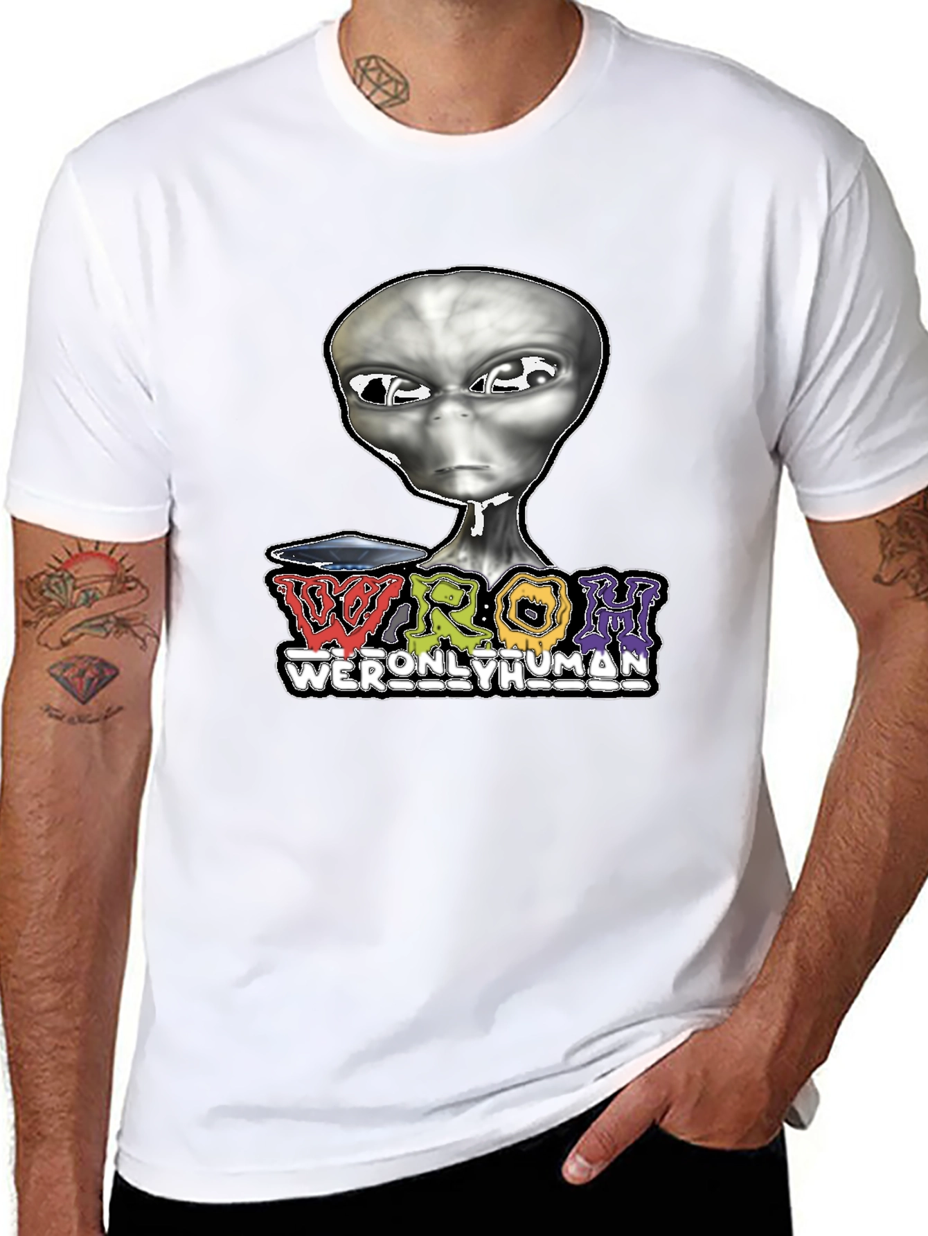 WROH Alien Graphic Tee - Were Only Human