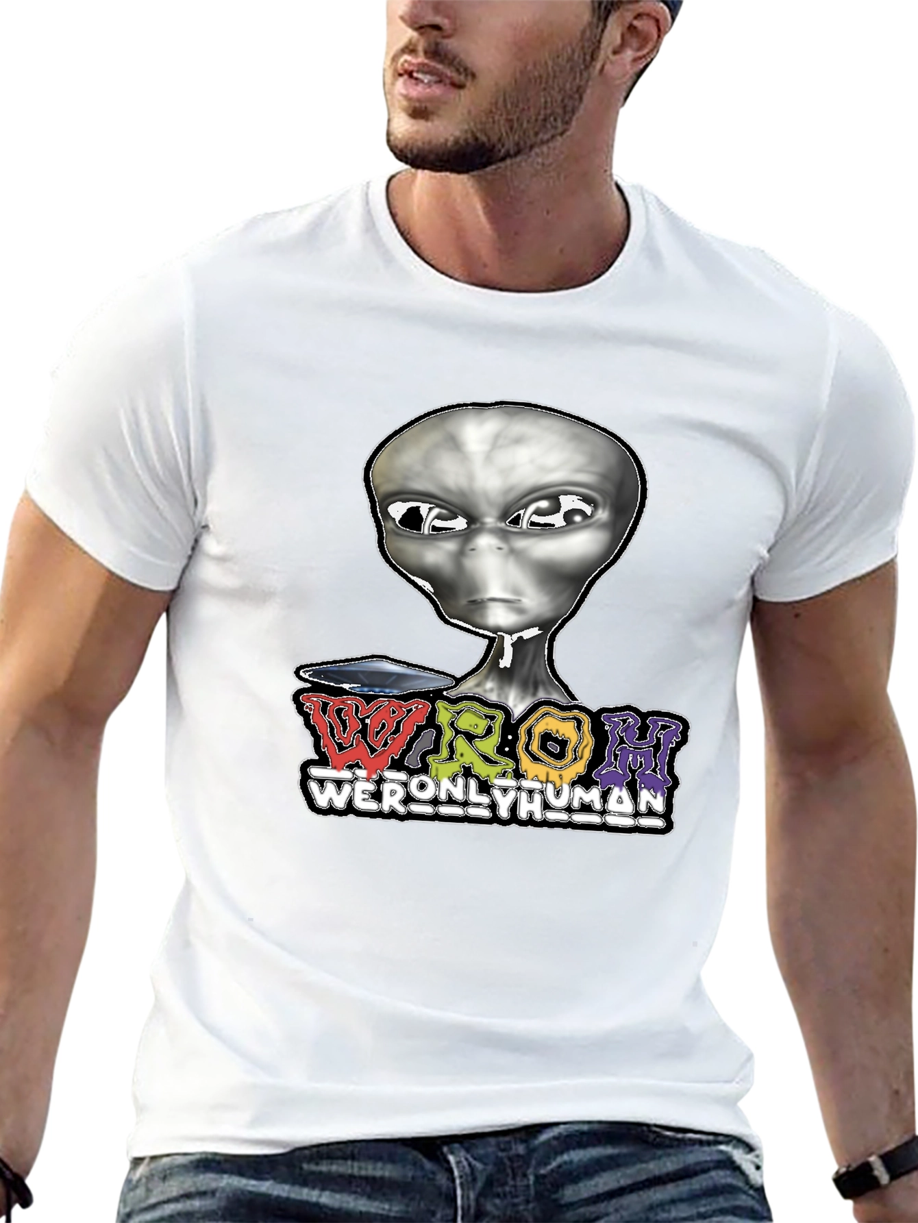 WROH Alien Graphic Tee - Were Only Human
