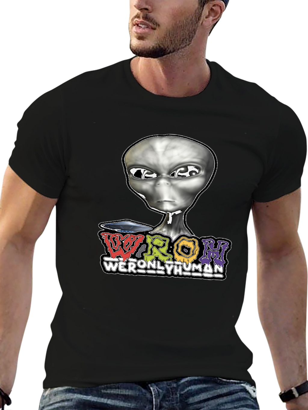 WROH Alien Graphic Tee - Were Only Human
