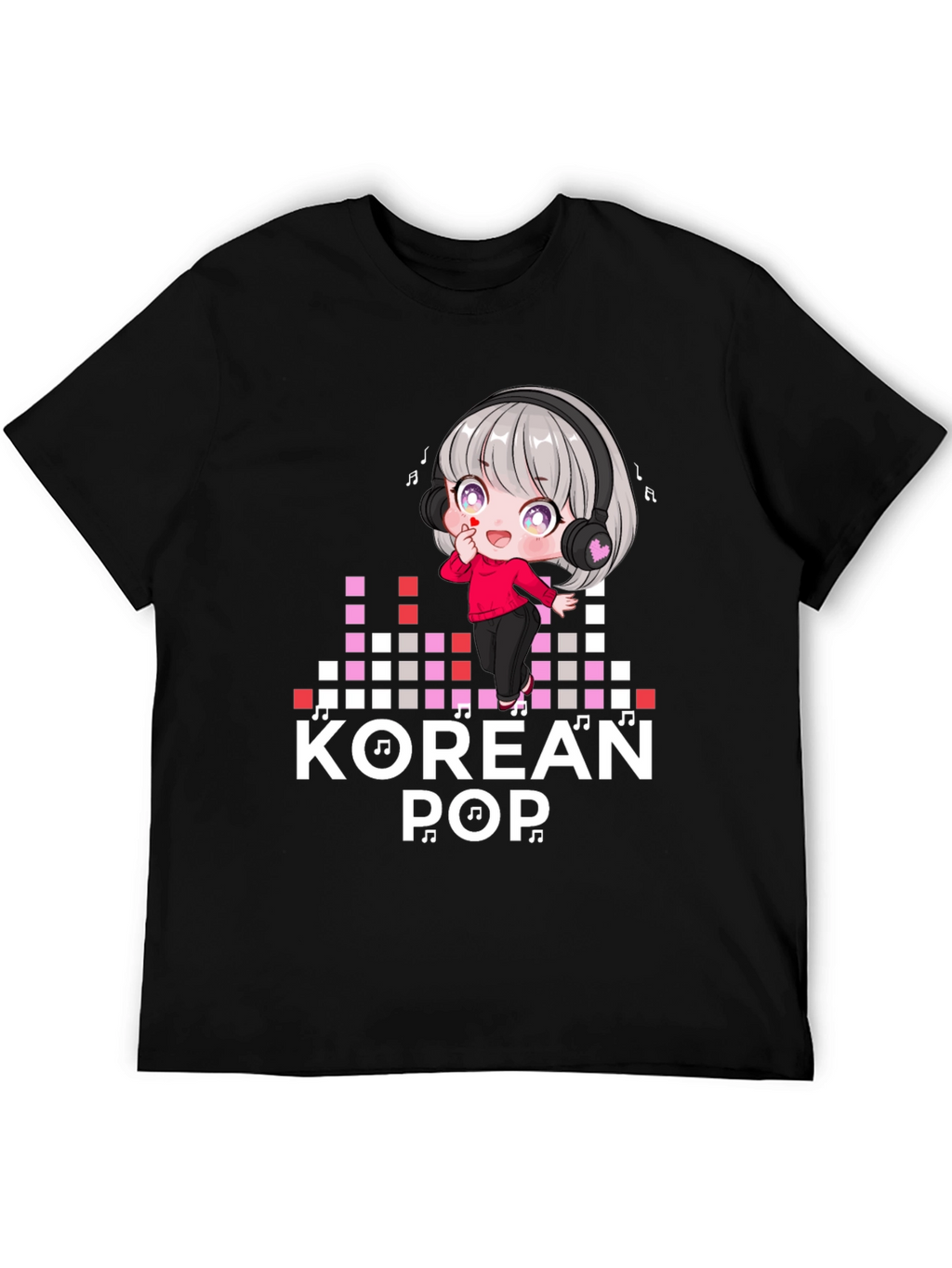 Korean Pop Music T-Shirt - Anime Style