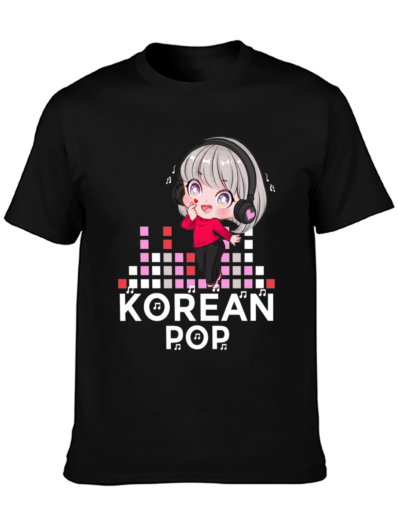 Korean Pop Music T-Shirt - Anime Style