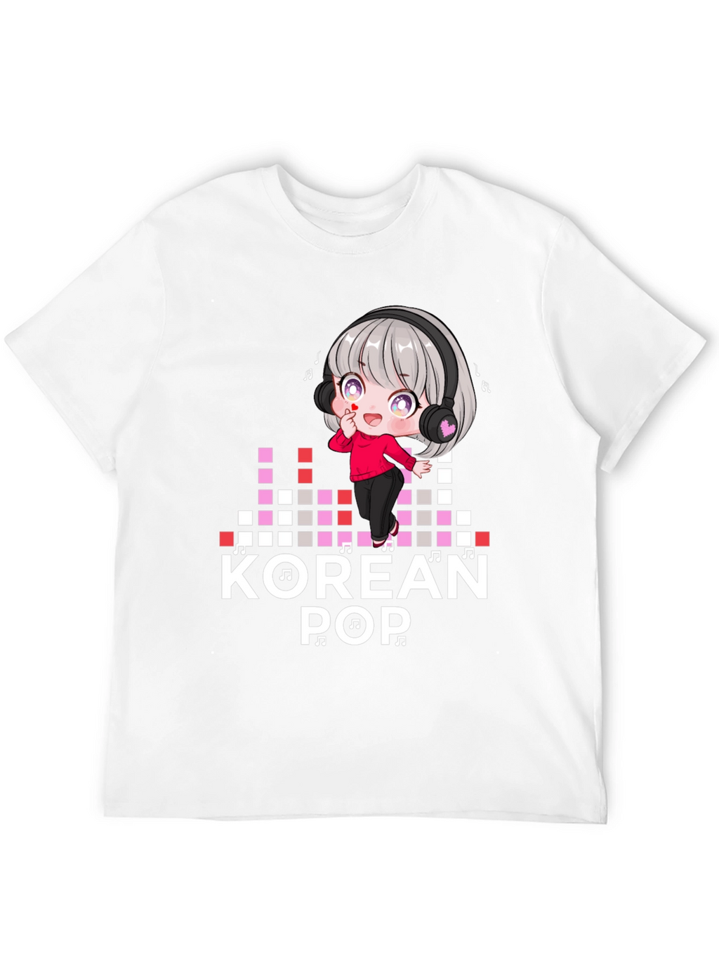 Korean Pop Music T-Shirt - Anime Style