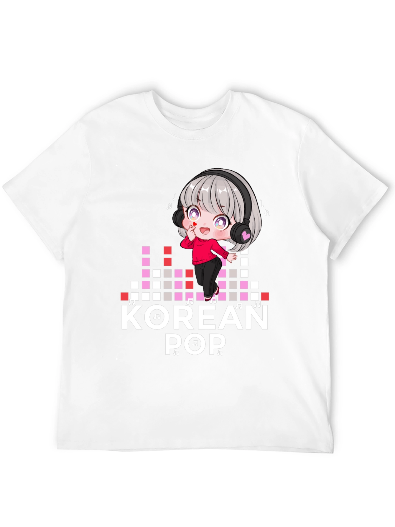 Korean Pop Music T-Shirt - Anime Style