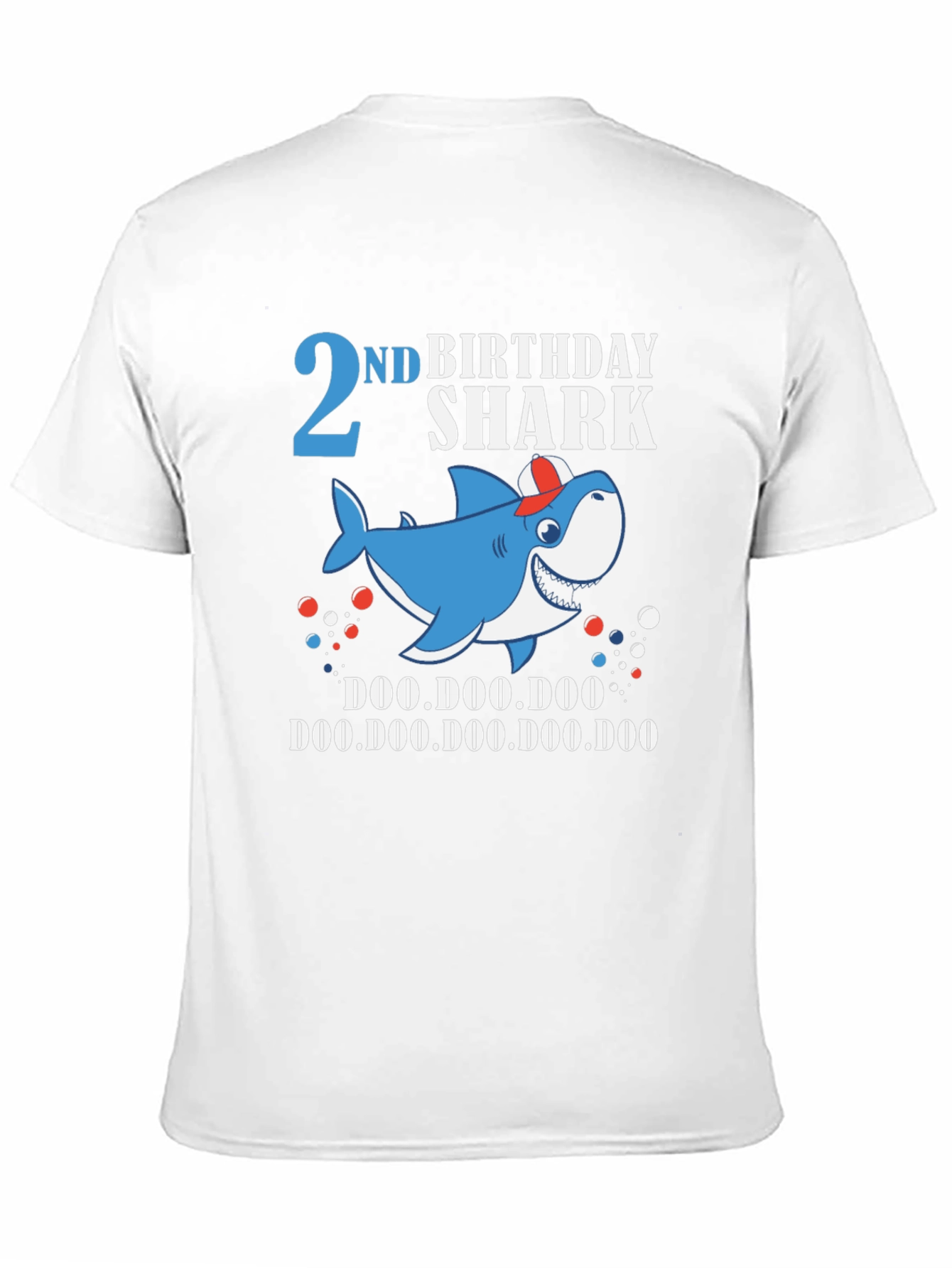 2nd Birthday Shark Doo Doo Doo T-Shirt