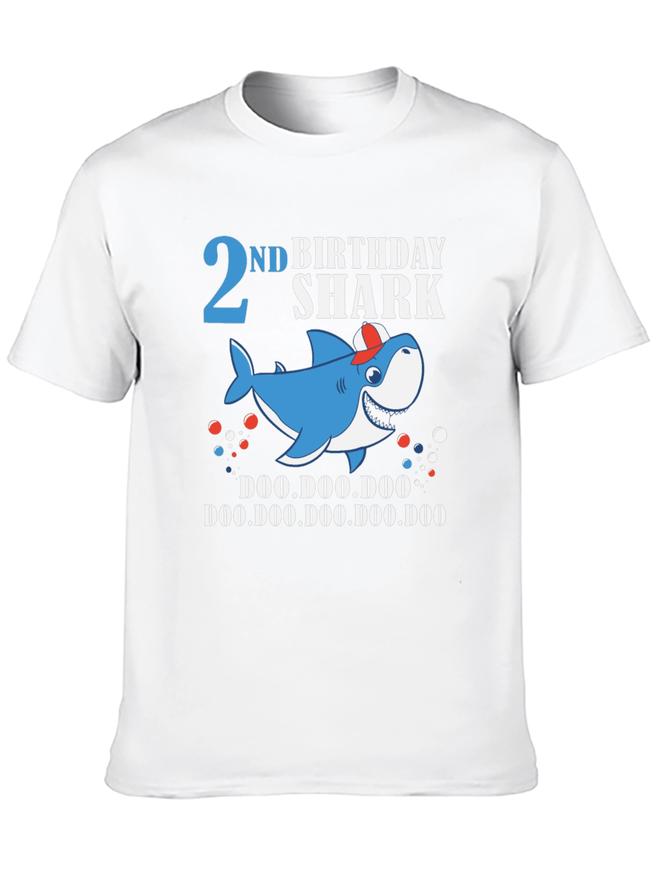 2nd Birthday Shark Doo Doo Doo T-Shirt