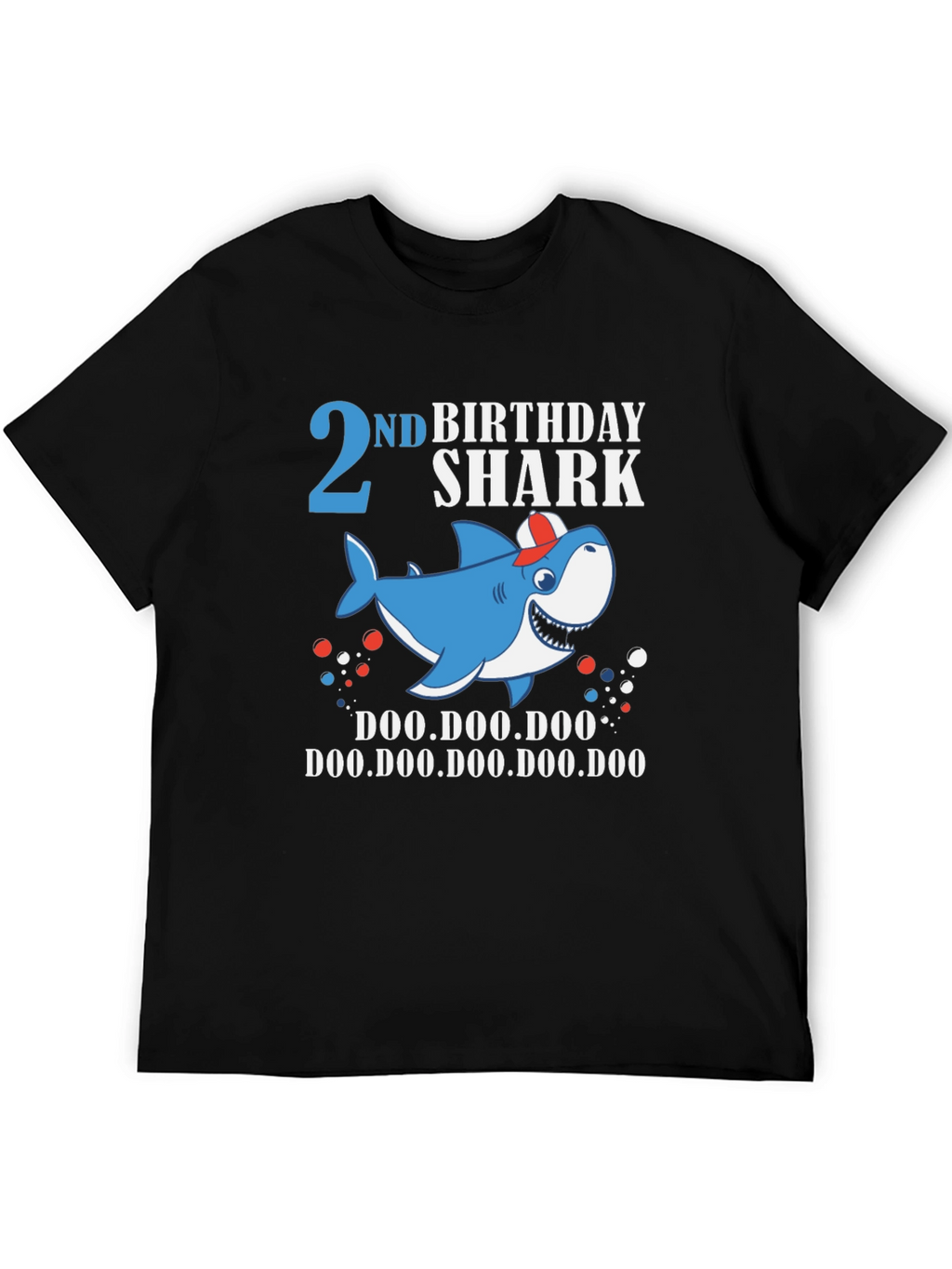 2nd Birthday Shark Doo Doo Doo T-Shirt