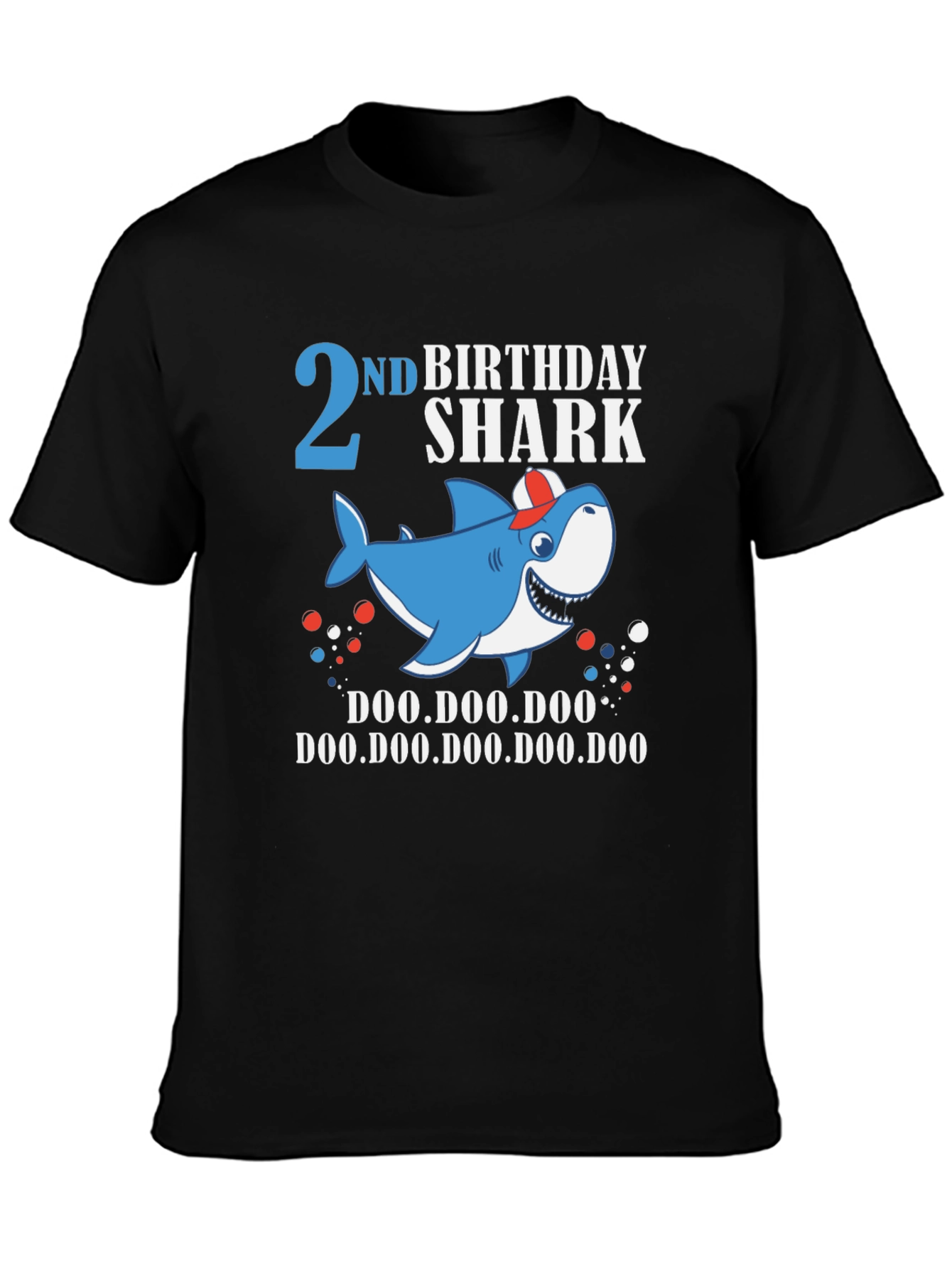 2nd Birthday Shark Doo Doo Doo T-Shirt