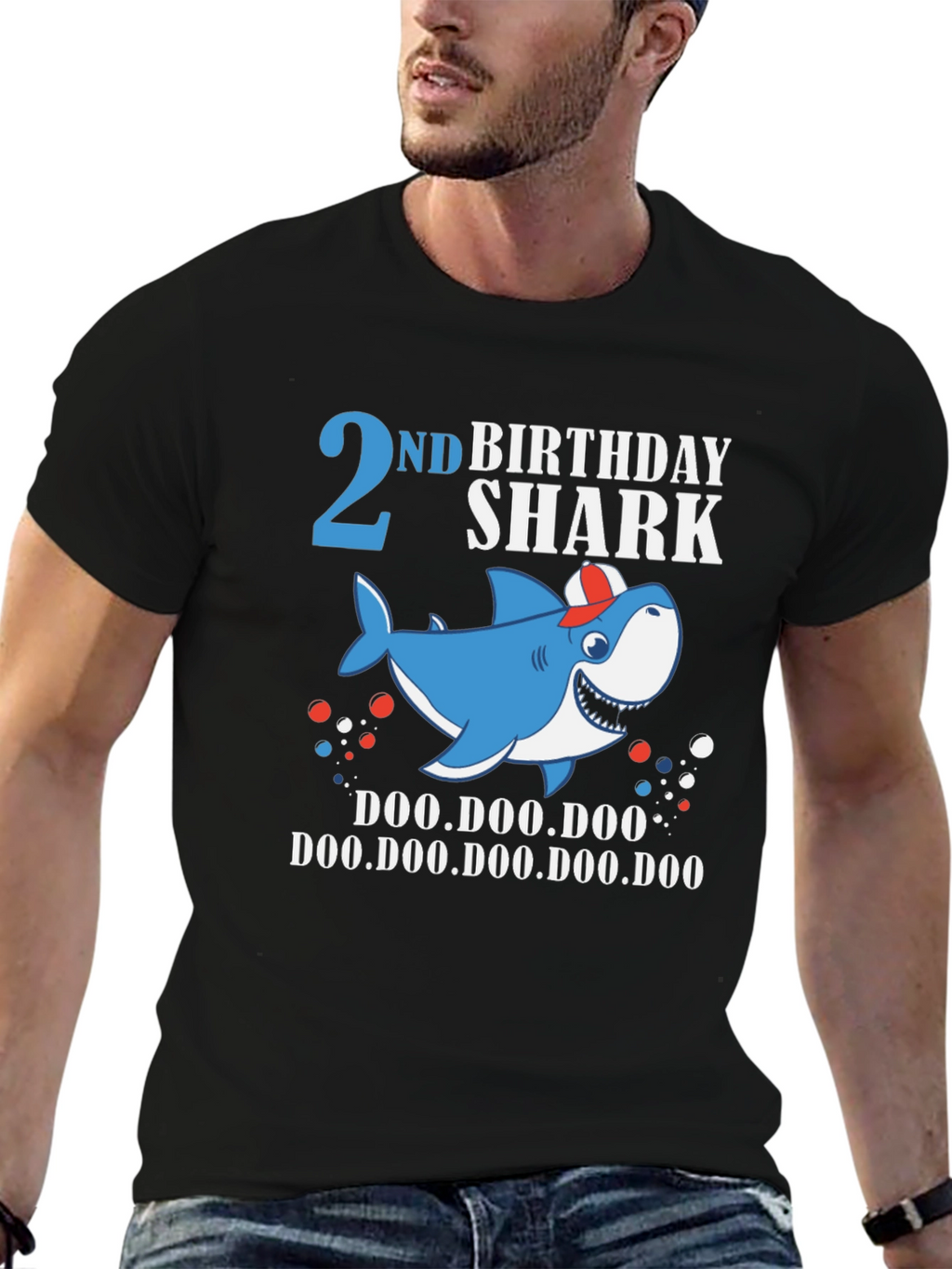 2nd Birthday Shark Doo Doo Doo T-Shirt