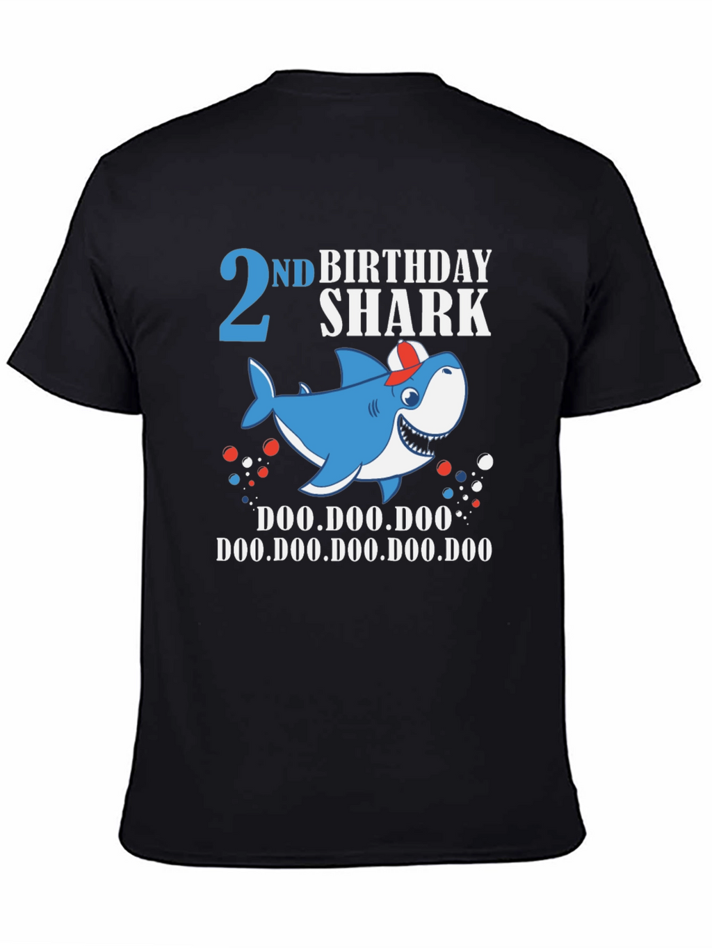 2nd Birthday Shark Doo Doo Doo T-Shirt