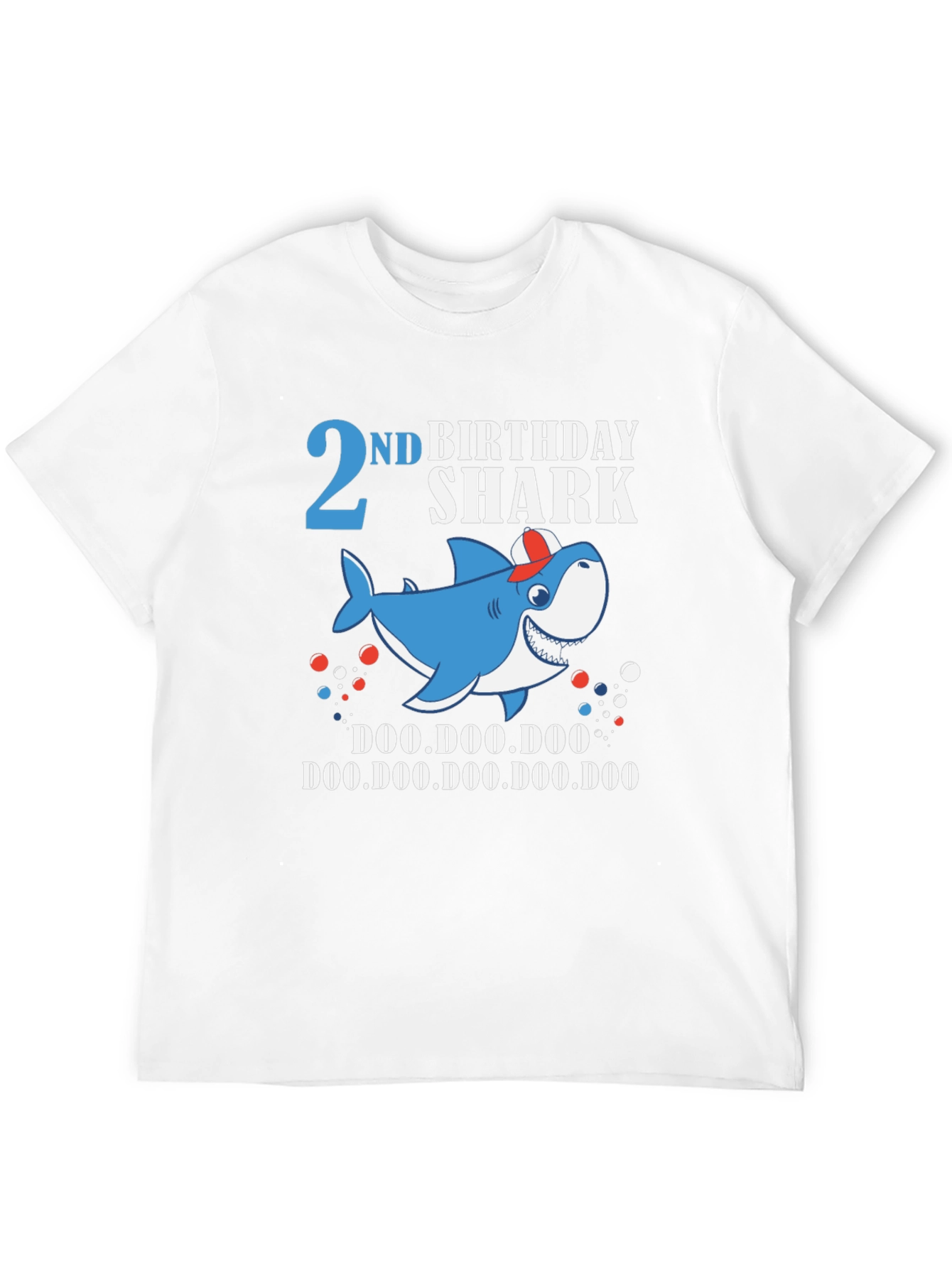 2nd Birthday Shark Doo Doo Doo T-Shirt