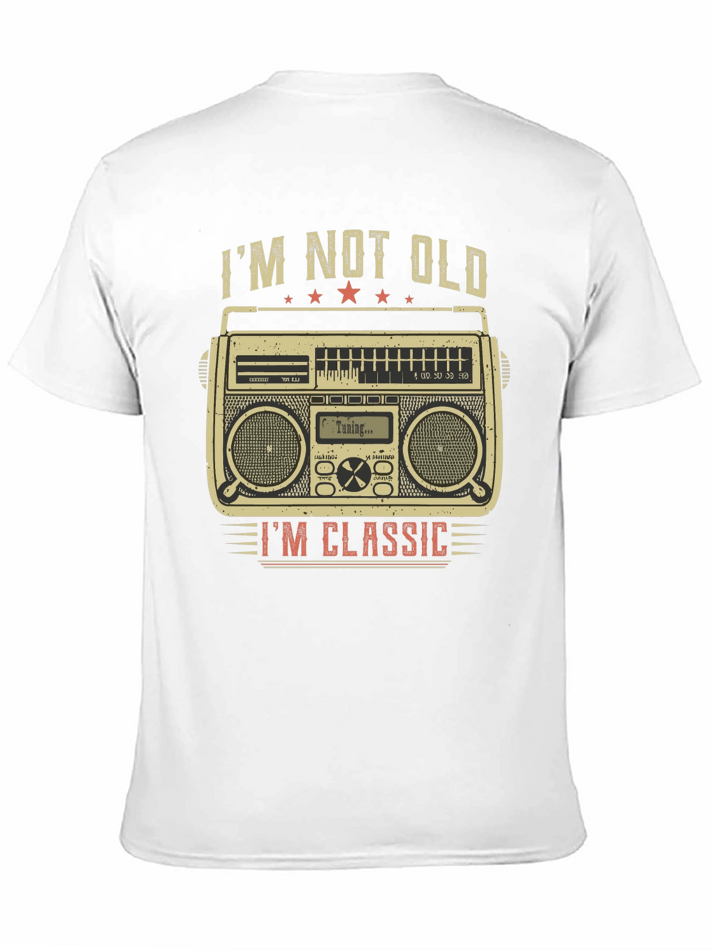Im Not Old Im Classic Boombox Graphic Tee