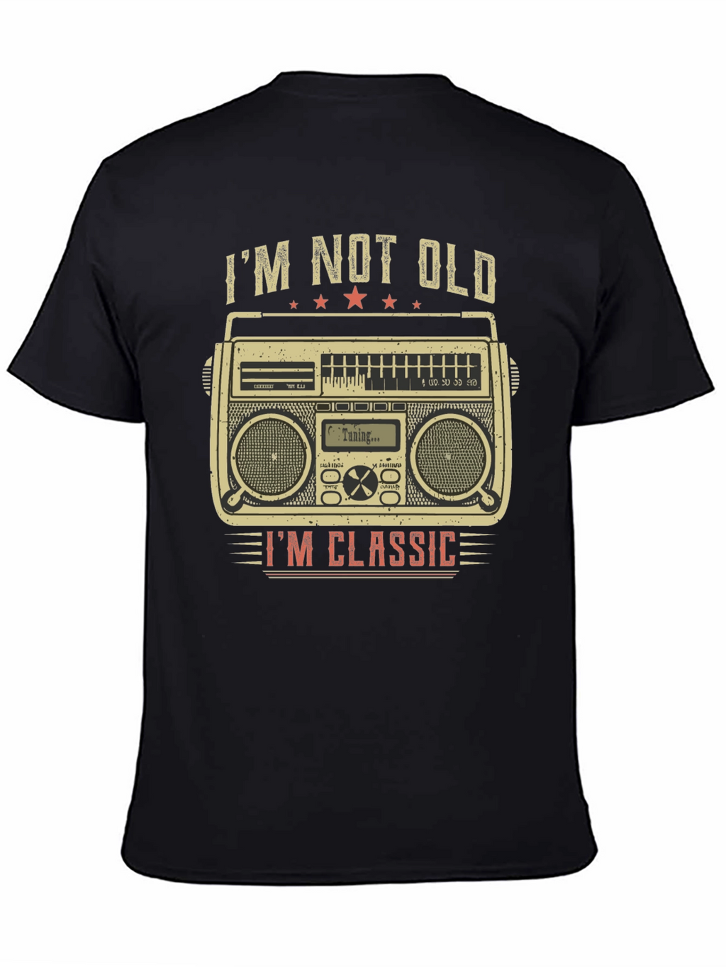 Im Not Old Im Classic Boombox Graphic Tee