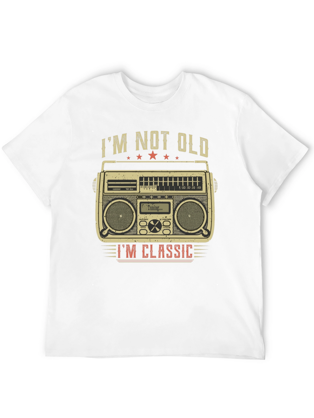 Im Not Old Im Classic Boombox Graphic Tee