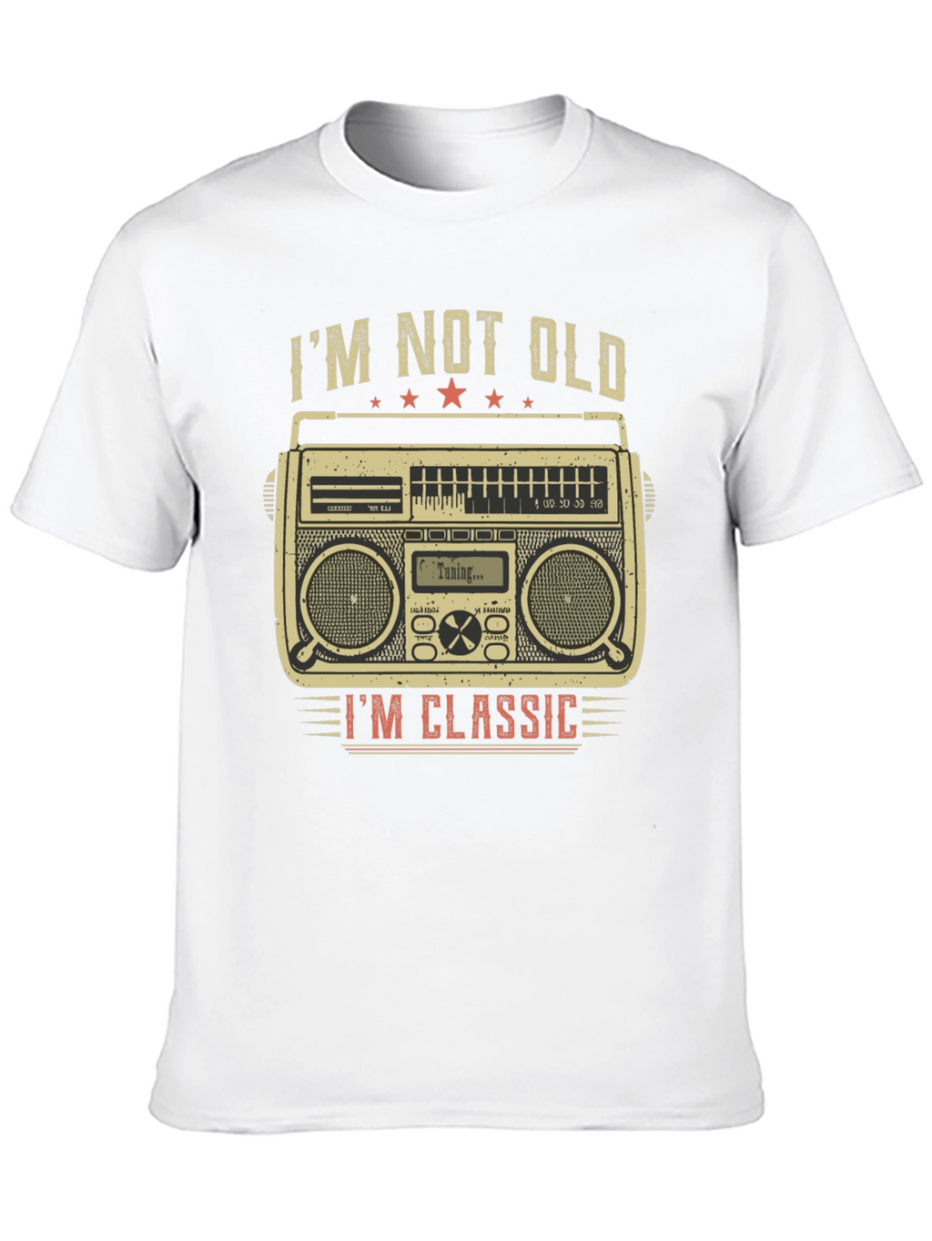 Im Not Old Im Classic Boombox Graphic Tee