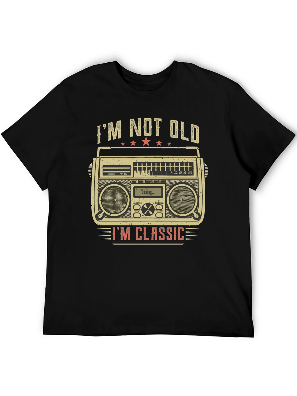 Im Not Old Im Classic Boombox Graphic Tee
