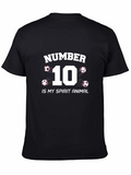 Number 10 Soccer Spirit Animal T-Shirt
