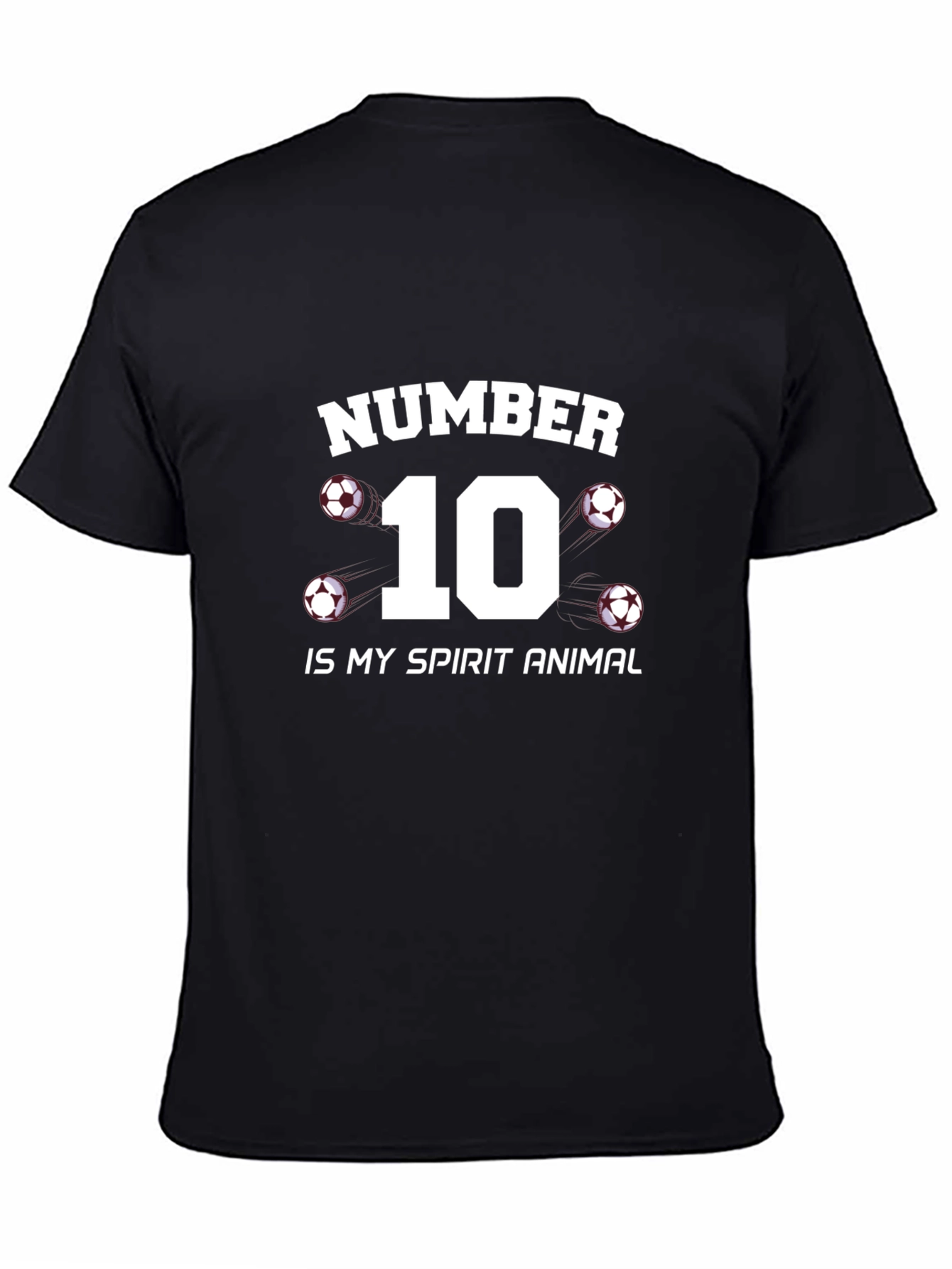Number 10 Soccer Spirit Animal T-Shirt