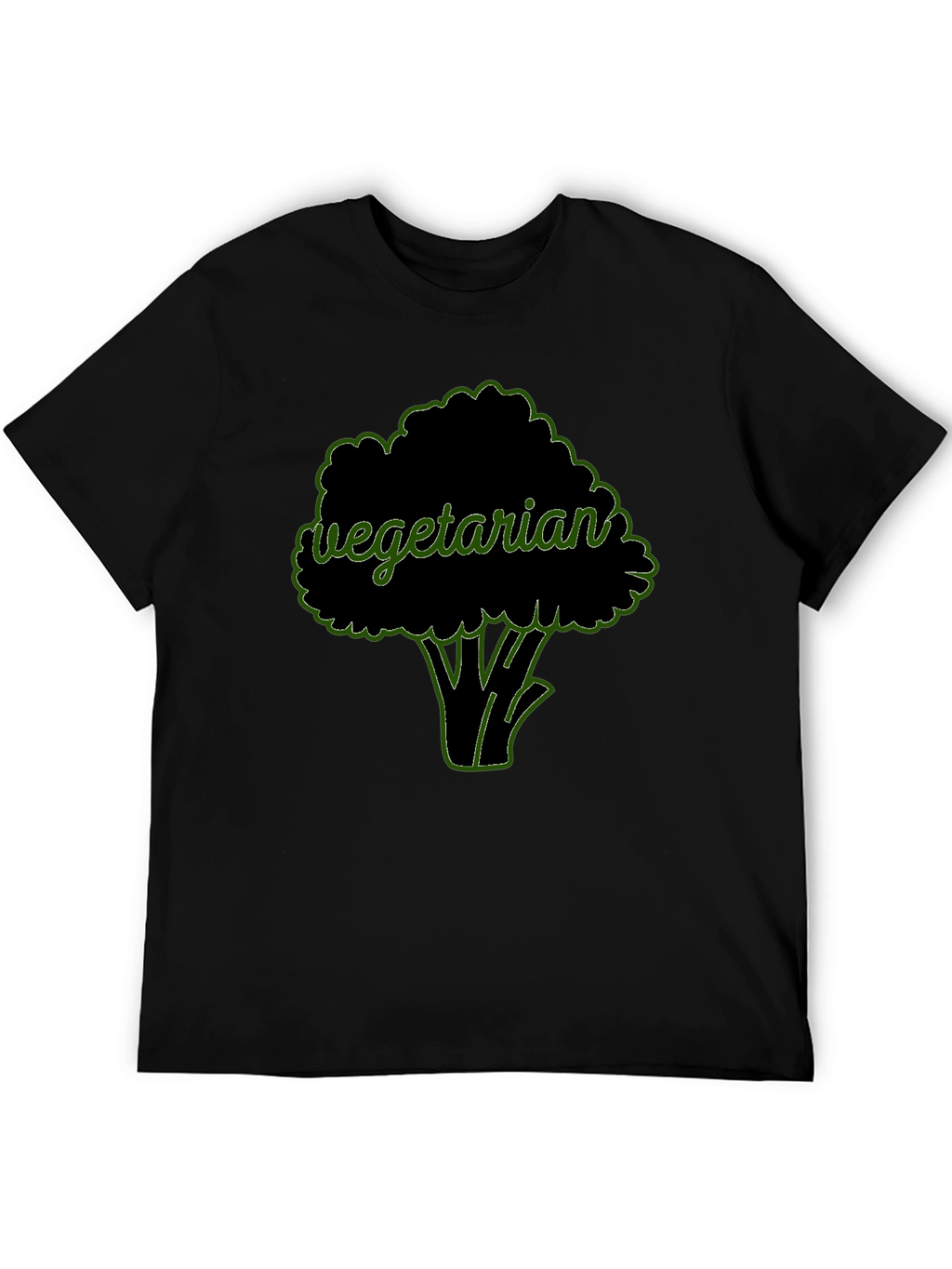 Vegetarian Broccoli Graphic T-Shirt