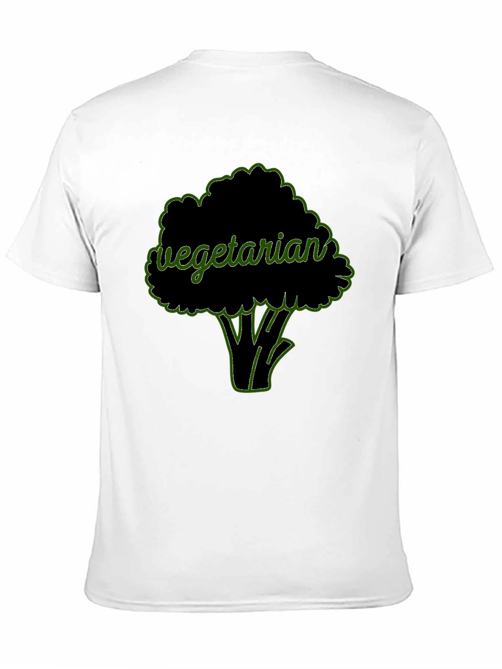Vegetarian Broccoli Graphic T-Shirt
