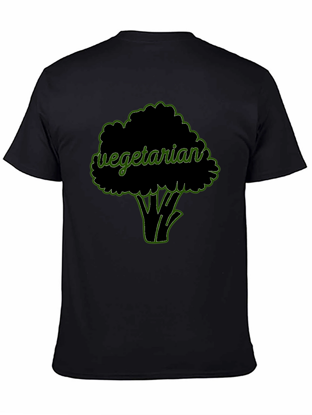 Vegetarian Broccoli Graphic T-Shirt