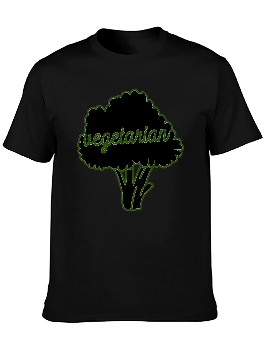 Vegetarian Broccoli Graphic T-Shirt