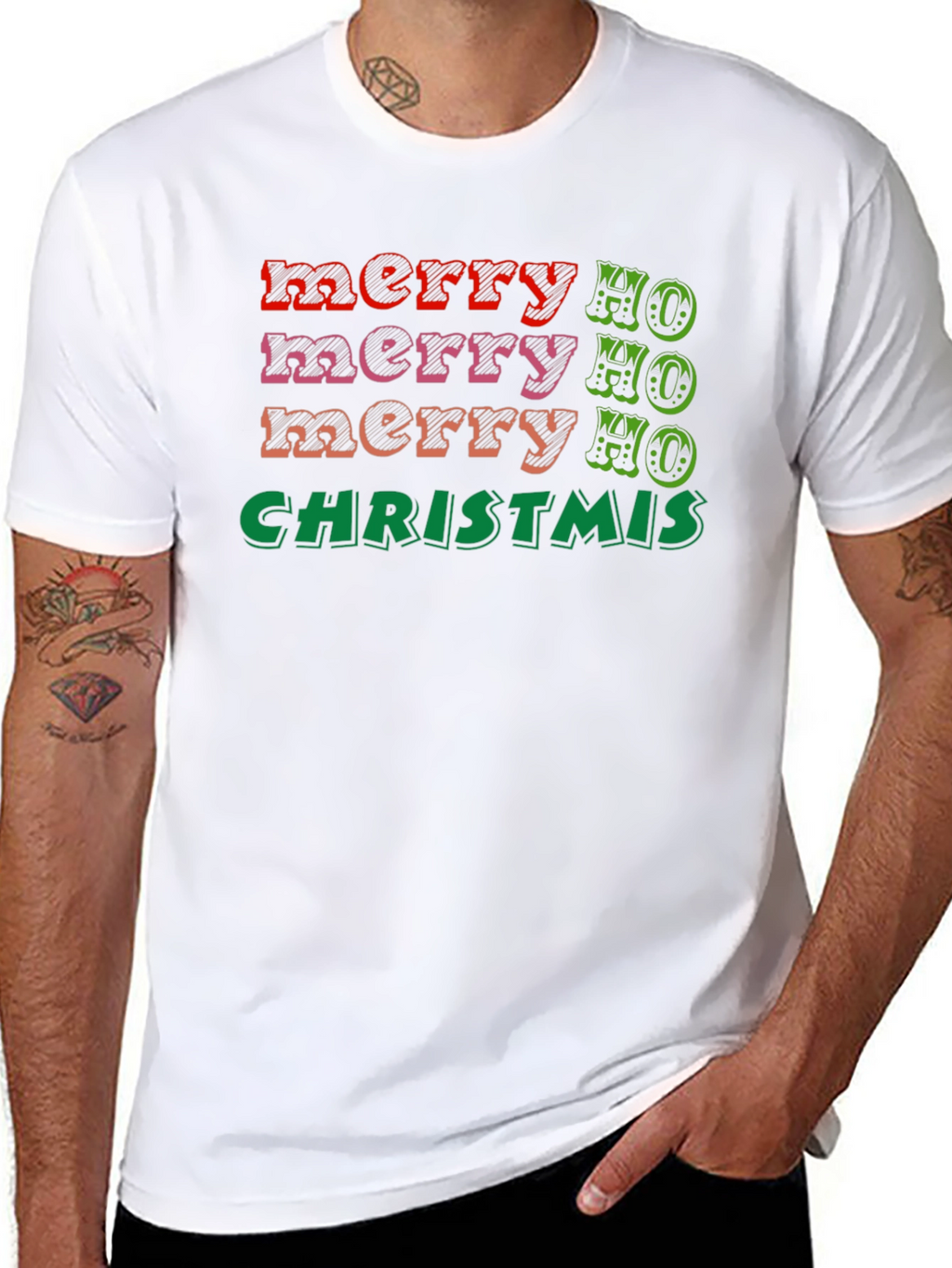 Merry Ho Ho Christmas Holiday T-Shirt