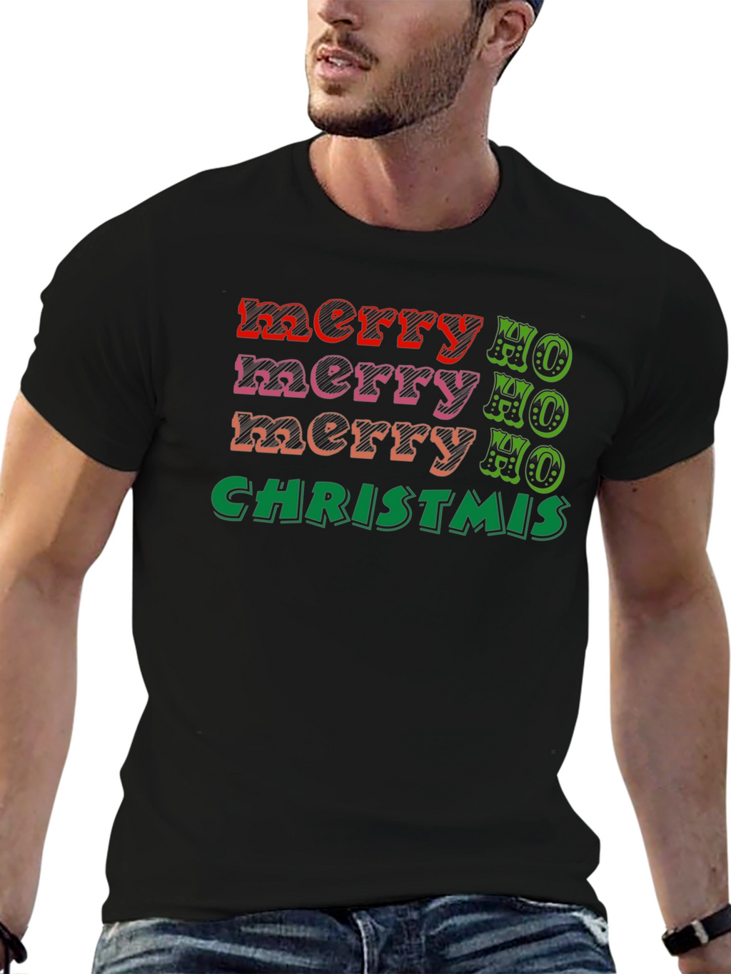 Merry Ho Ho Christmas Holiday T-Shirt