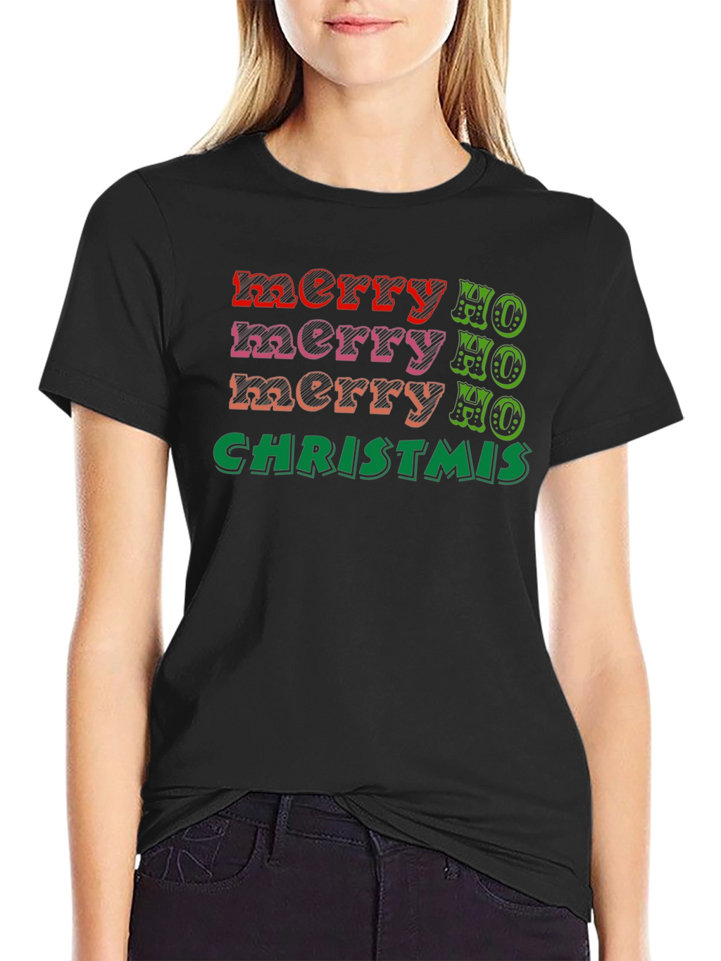 Merry Ho Ho Christmas Holiday T-Shirt