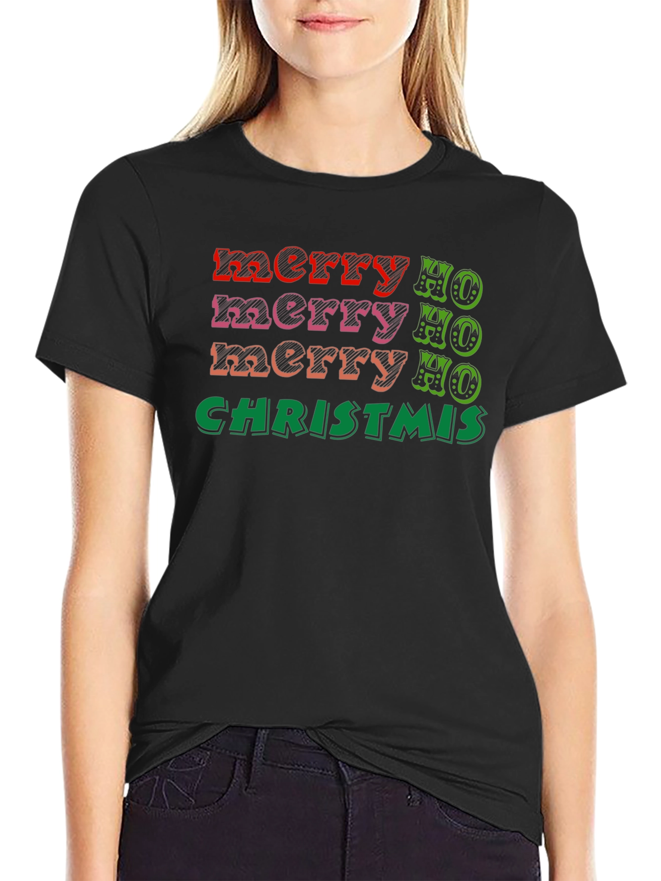 Merry Ho Ho Christmas Holiday T-Shirt
