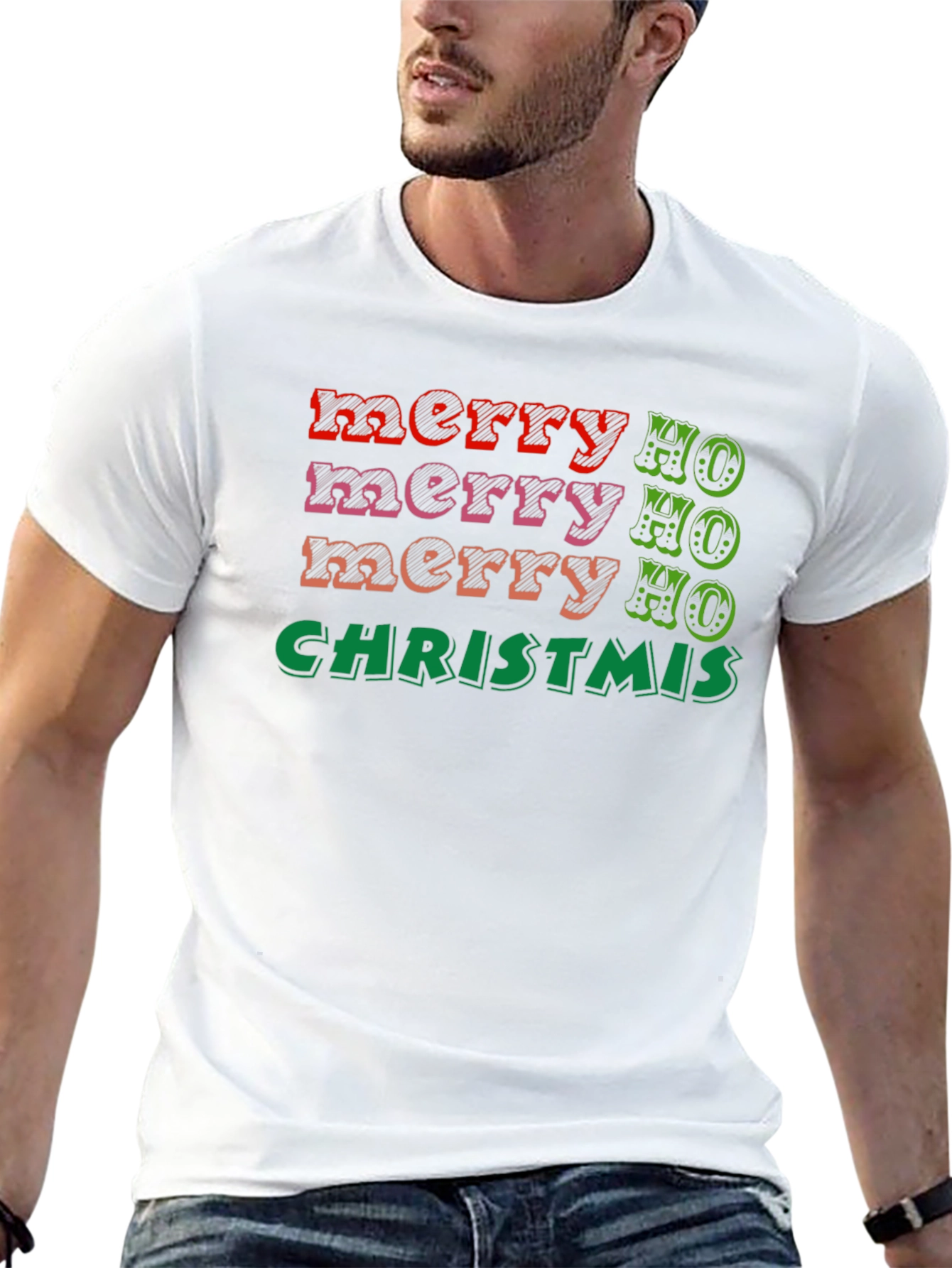 Merry Ho Ho Christmas Holiday T-Shirt