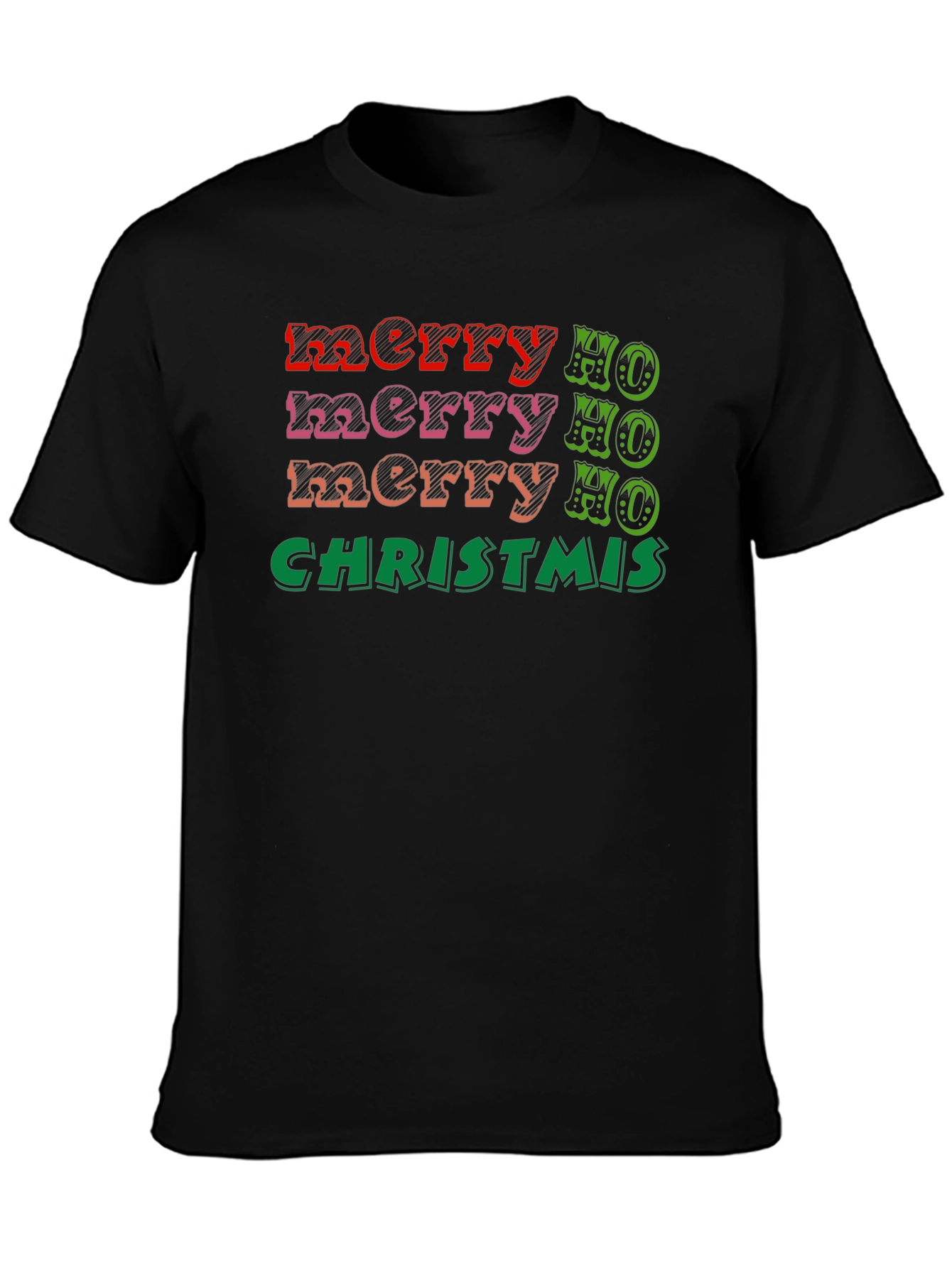 Merry Ho Ho Christmas Holiday T-Shirt