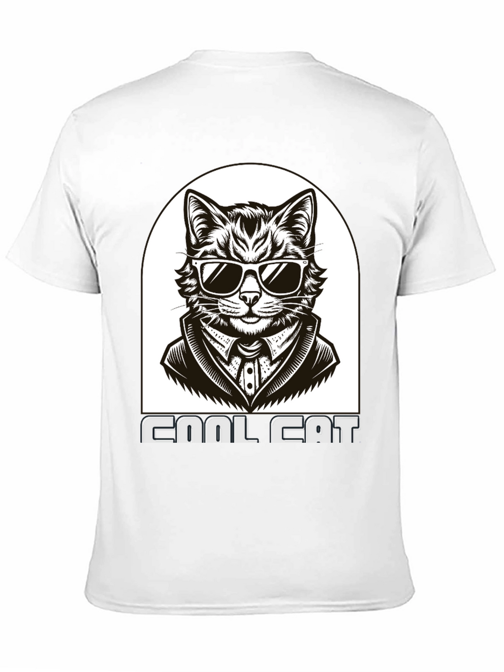 Cool Cat T-Shirt - Black