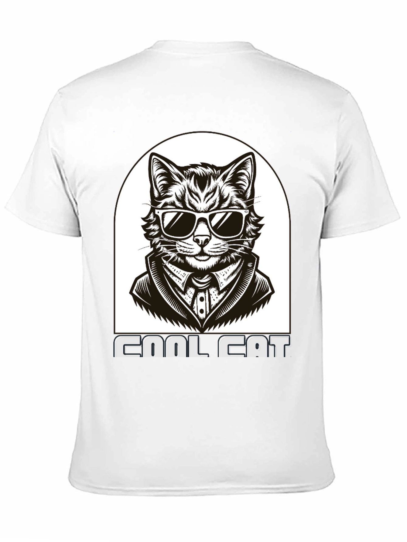 Cool Cat T-Shirt - Black