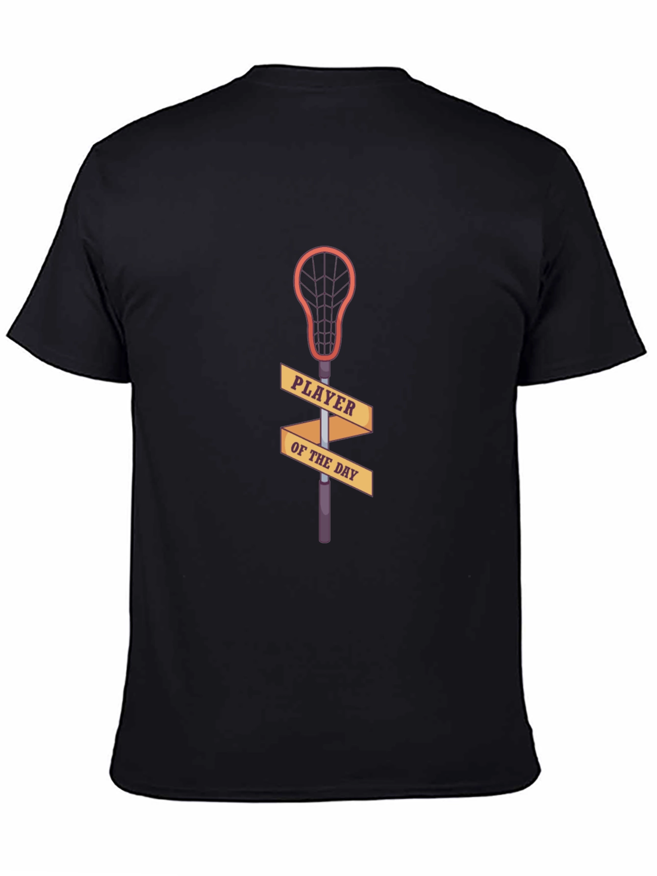 Lacrosse Player of the Day Black T-Shirt