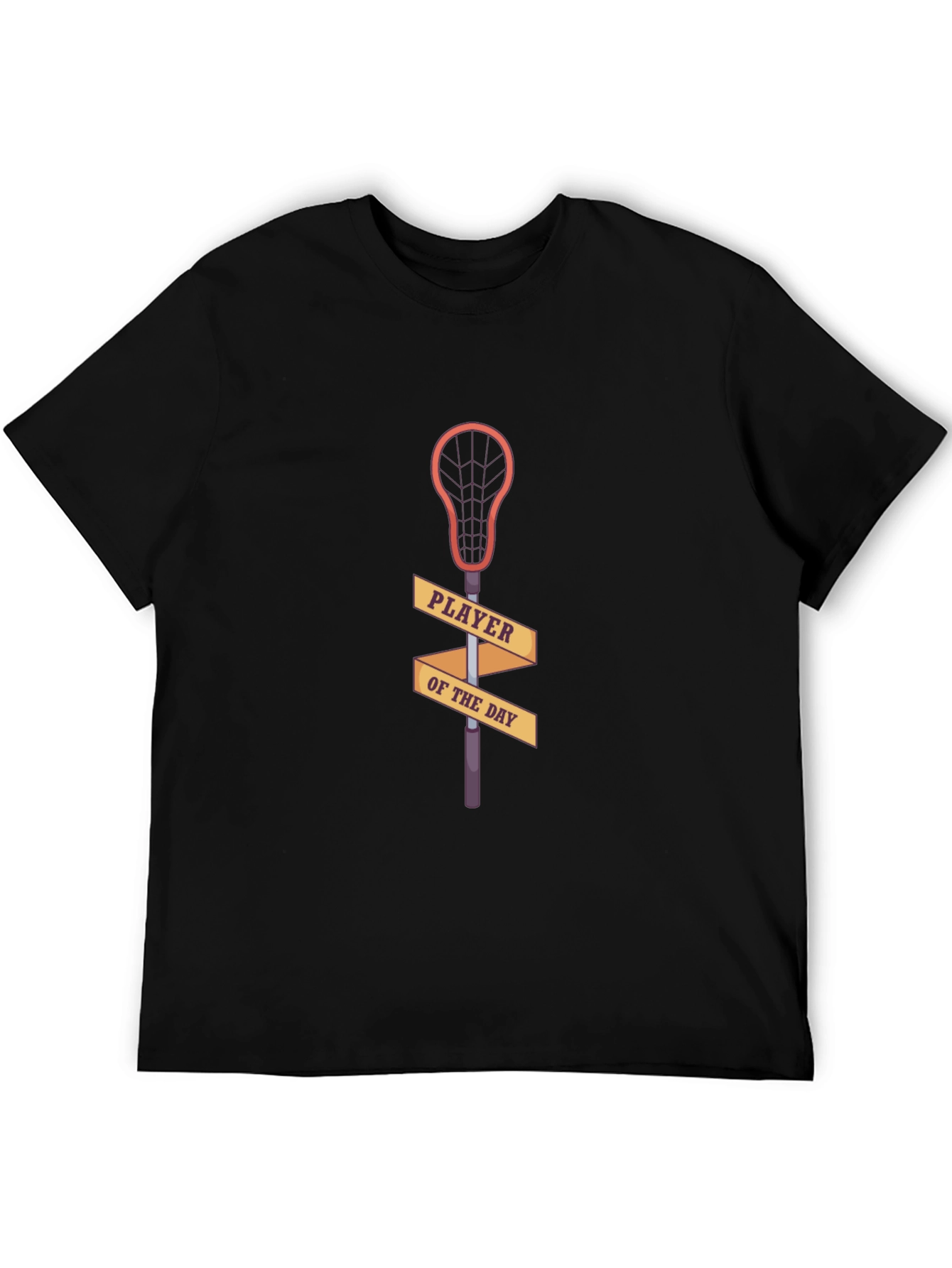 Lacrosse Player of the Day Black T-Shirt