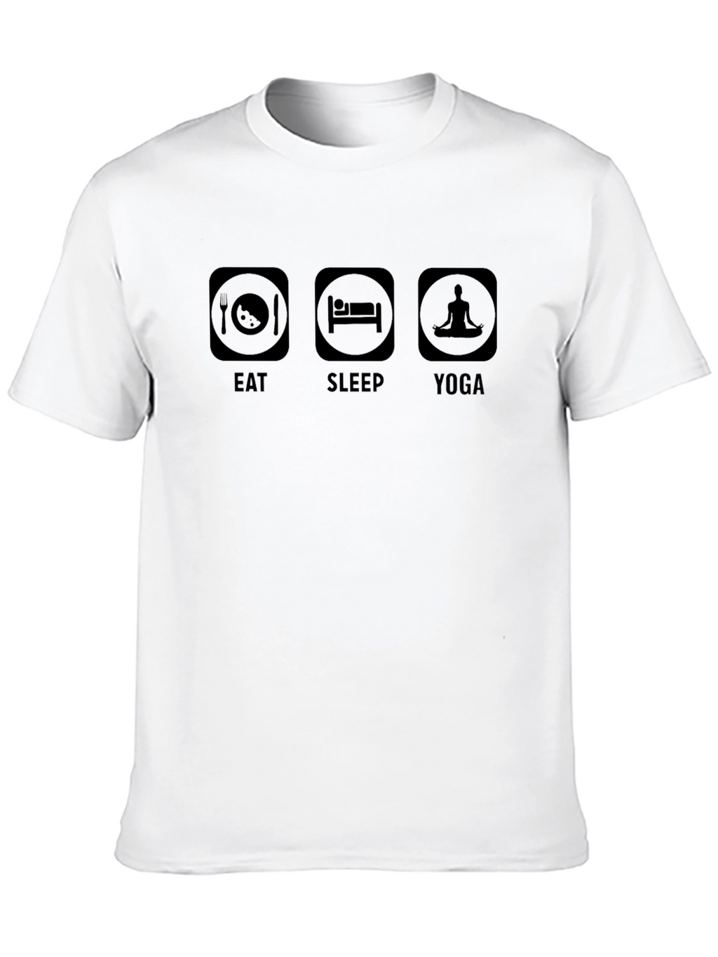Eat Sleep Yoga T-Shirt - Meditation Lifestyle Tee