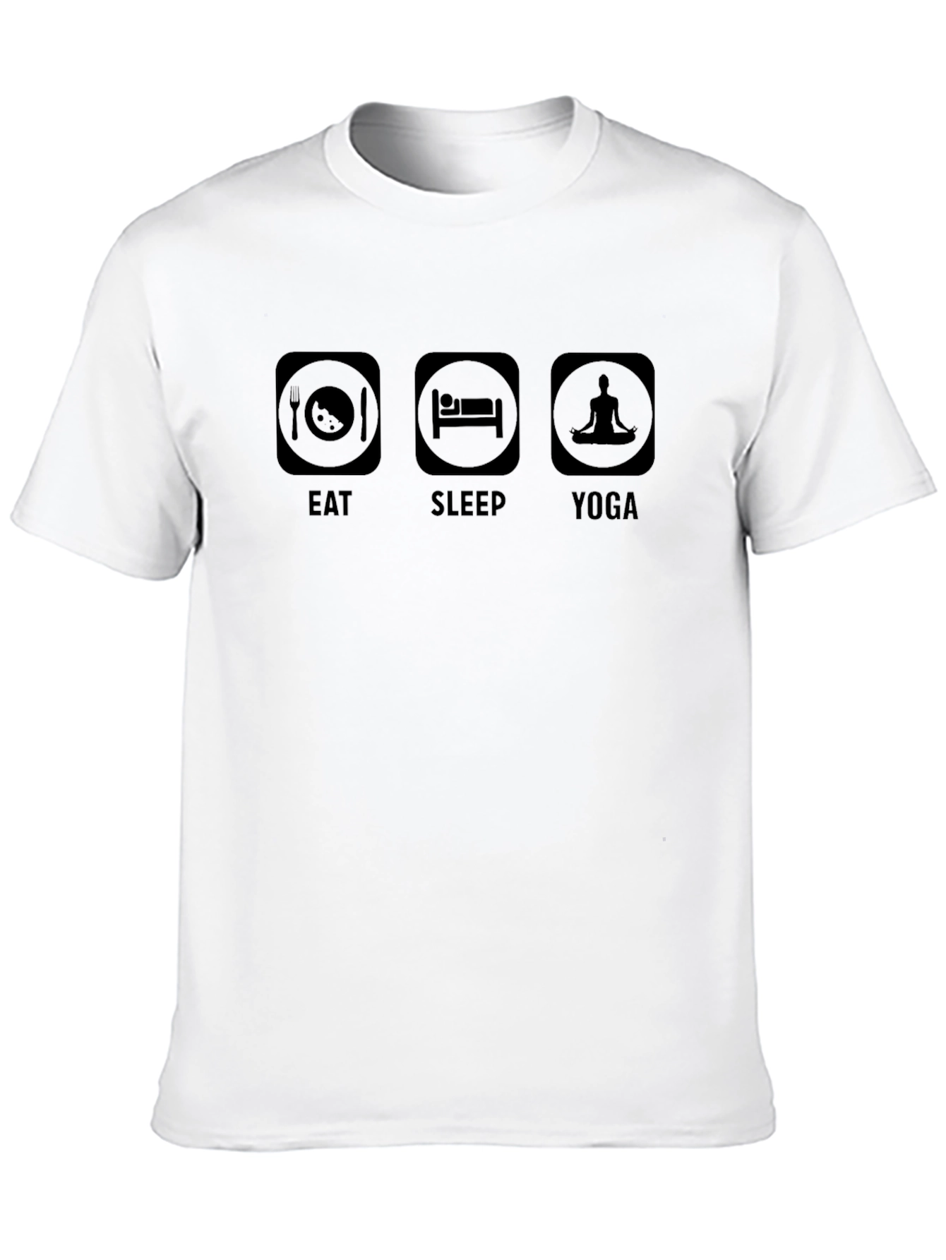 Eat Sleep Yoga T-Shirt - Meditation Lifestyle Tee
