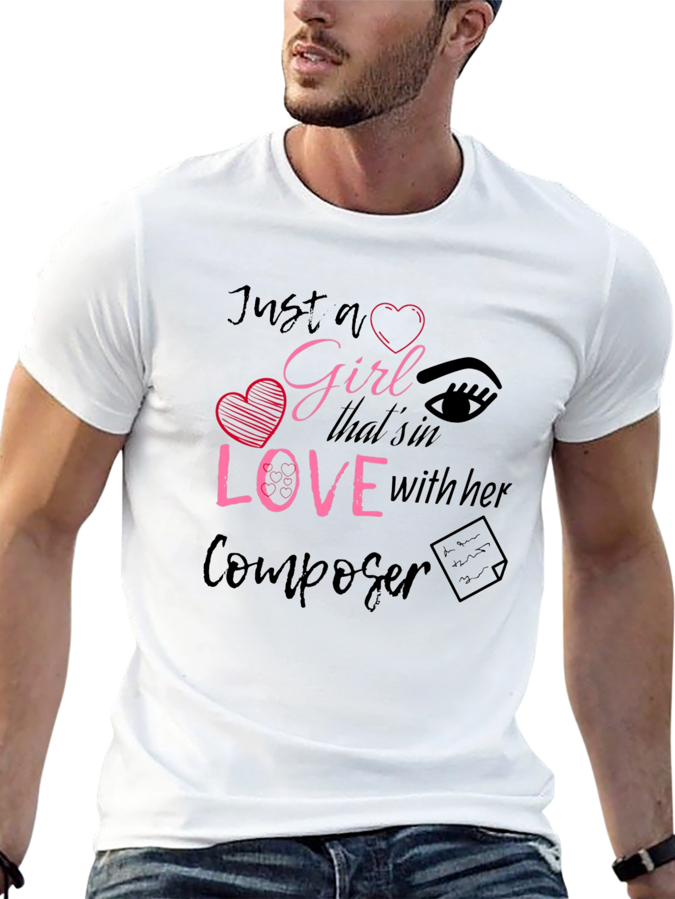 Just a Girl In Love with Her Composer T-Shirt