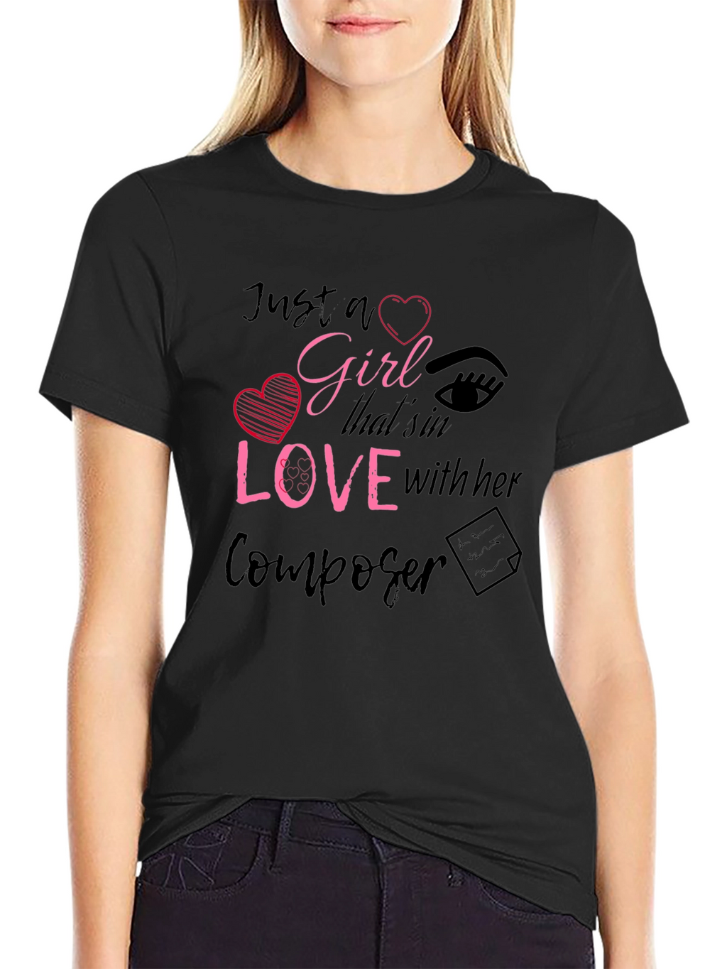 Just a Girl In Love with Her Composer T-Shirt