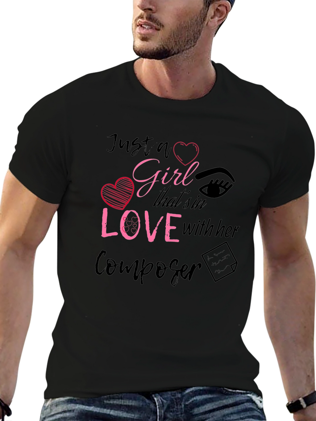 Just a Girl In Love with Her Composer T-Shirt