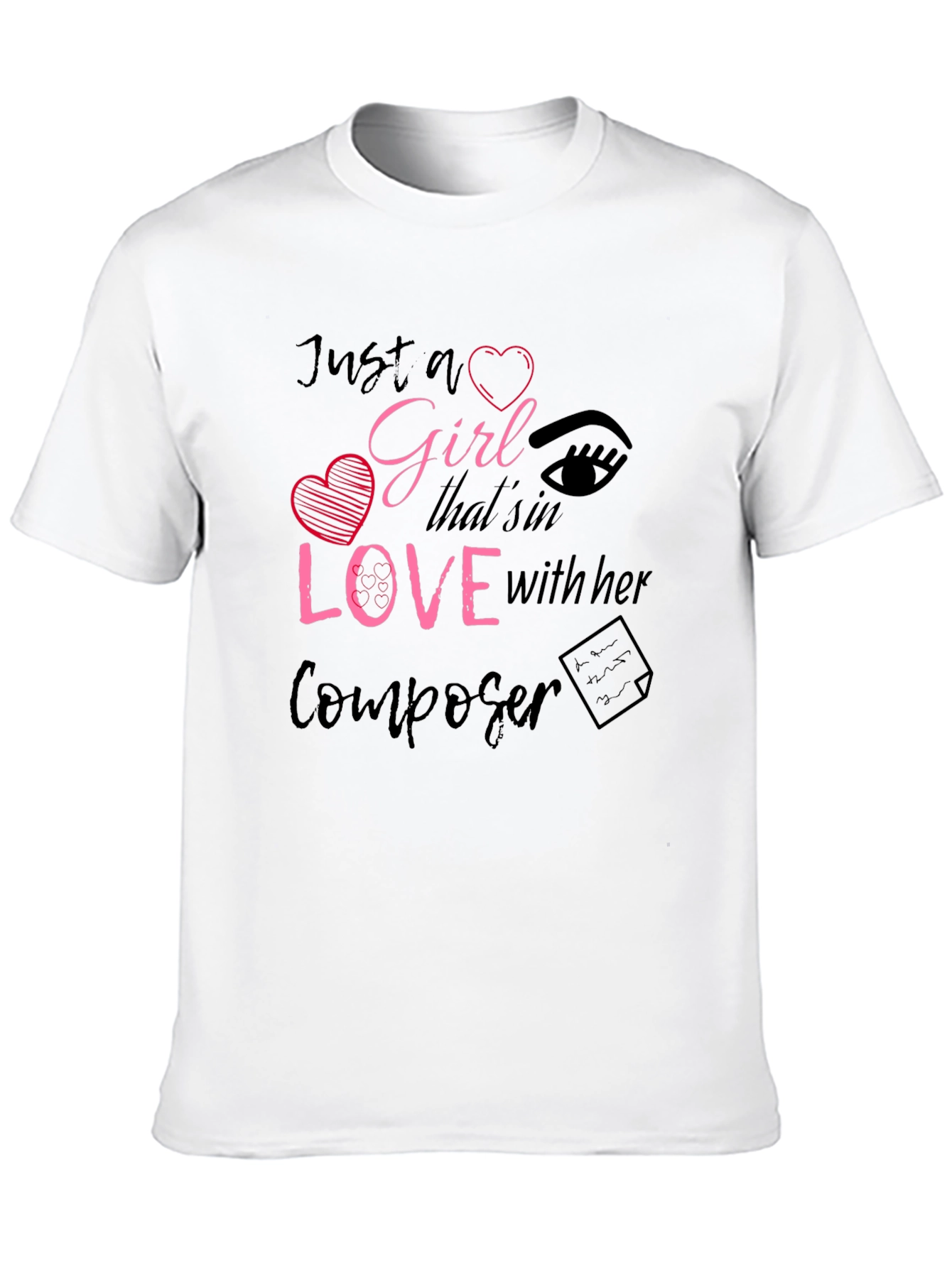 Just a Girl In Love with Her Composer T-Shirt