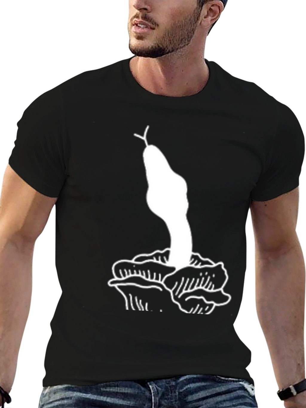 Snake & Rose Graphic T-Shirt