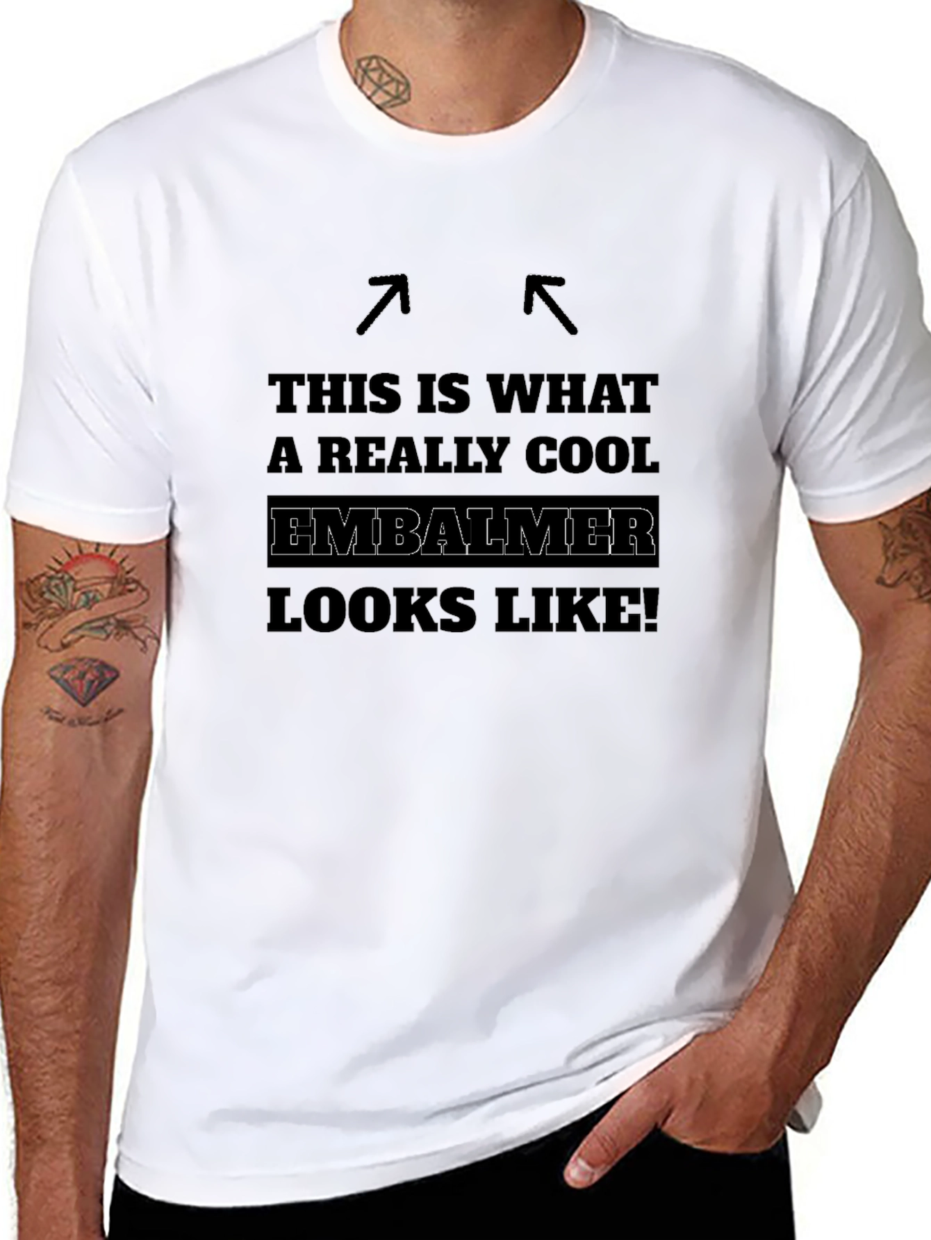 Cool Embalmer Graphic Tee - Unique Profession Pride