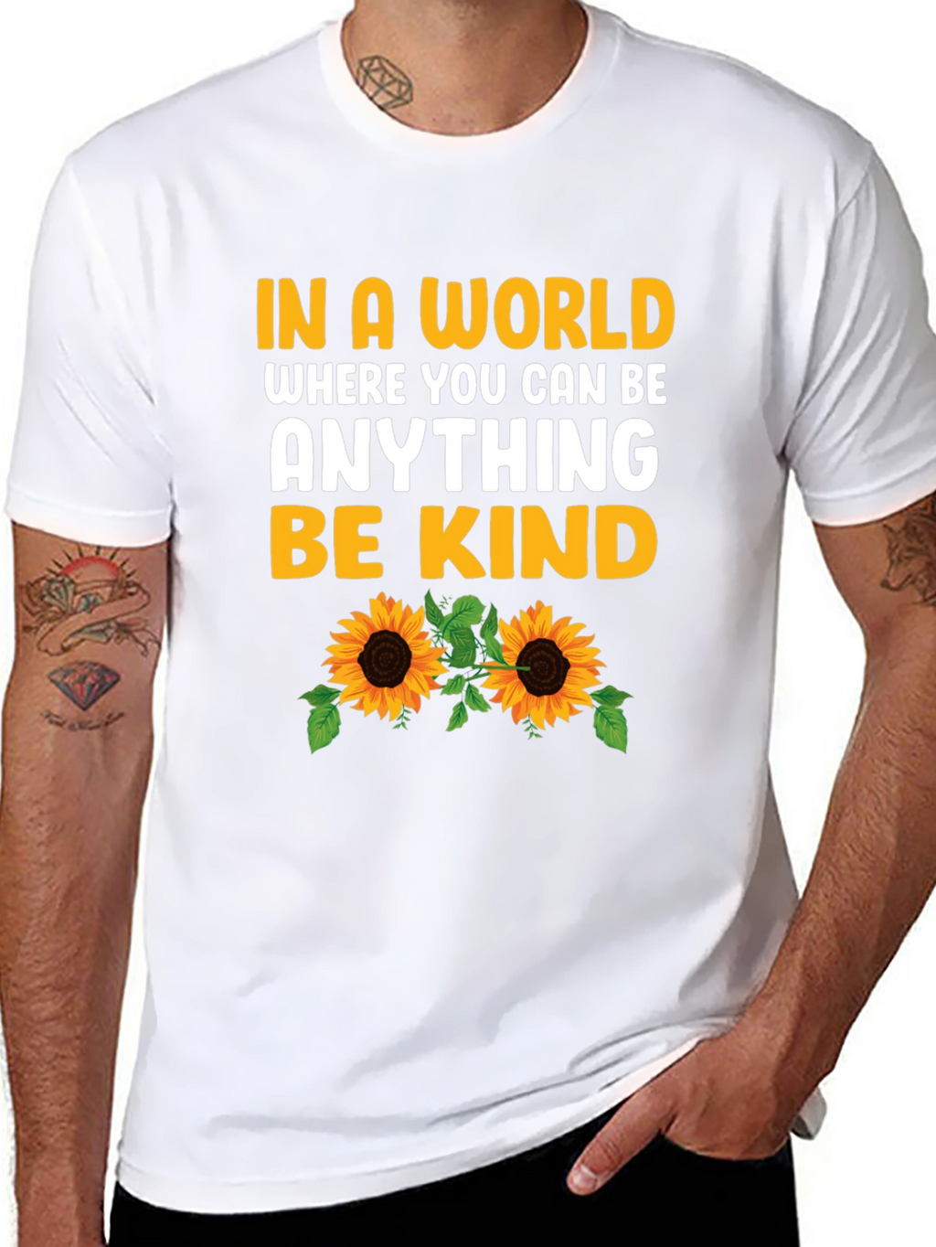 Be Kind Sunflower Graphic Tee