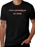 Bold Personality Black T-Shirt