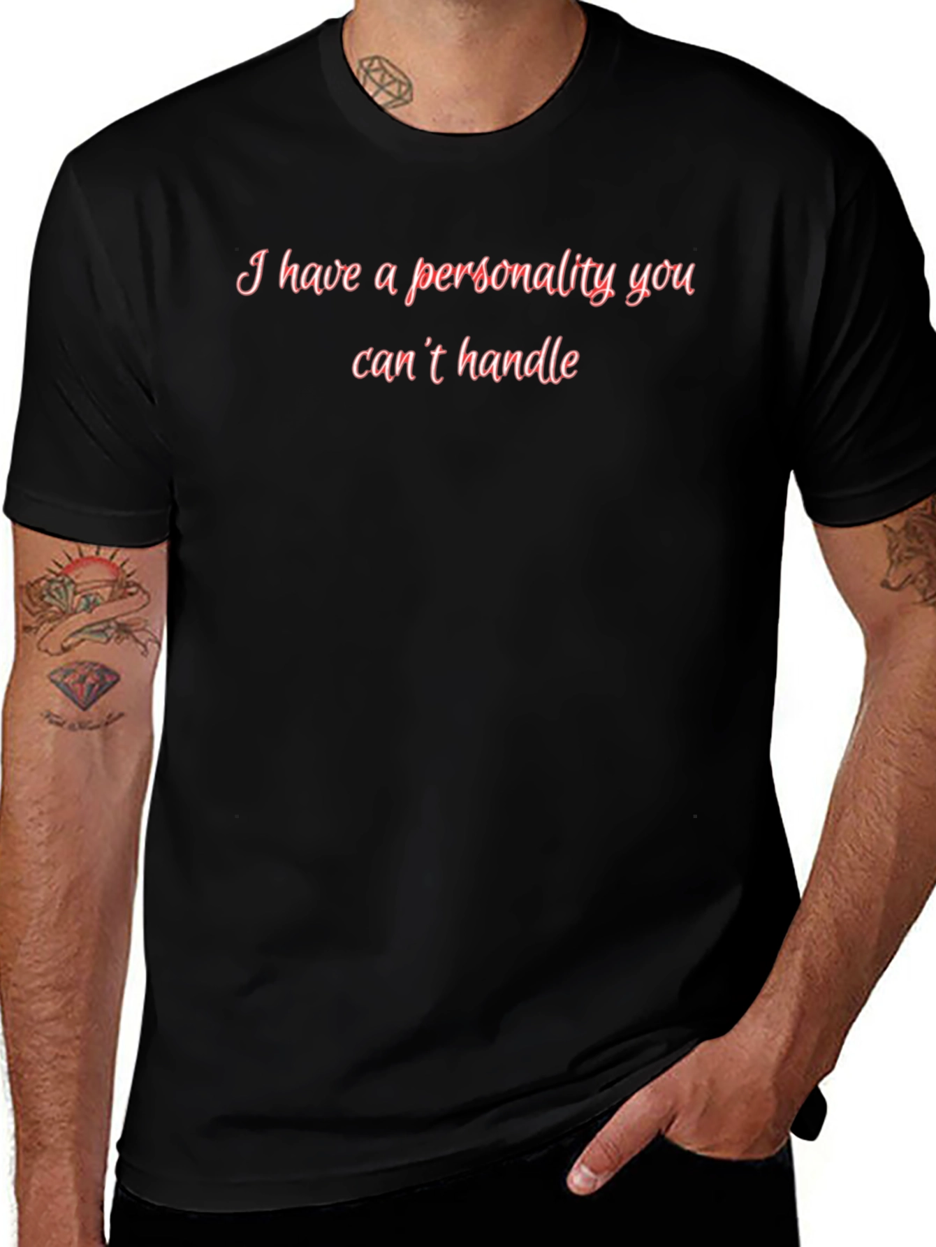 Bold Personality Black T-Shirt