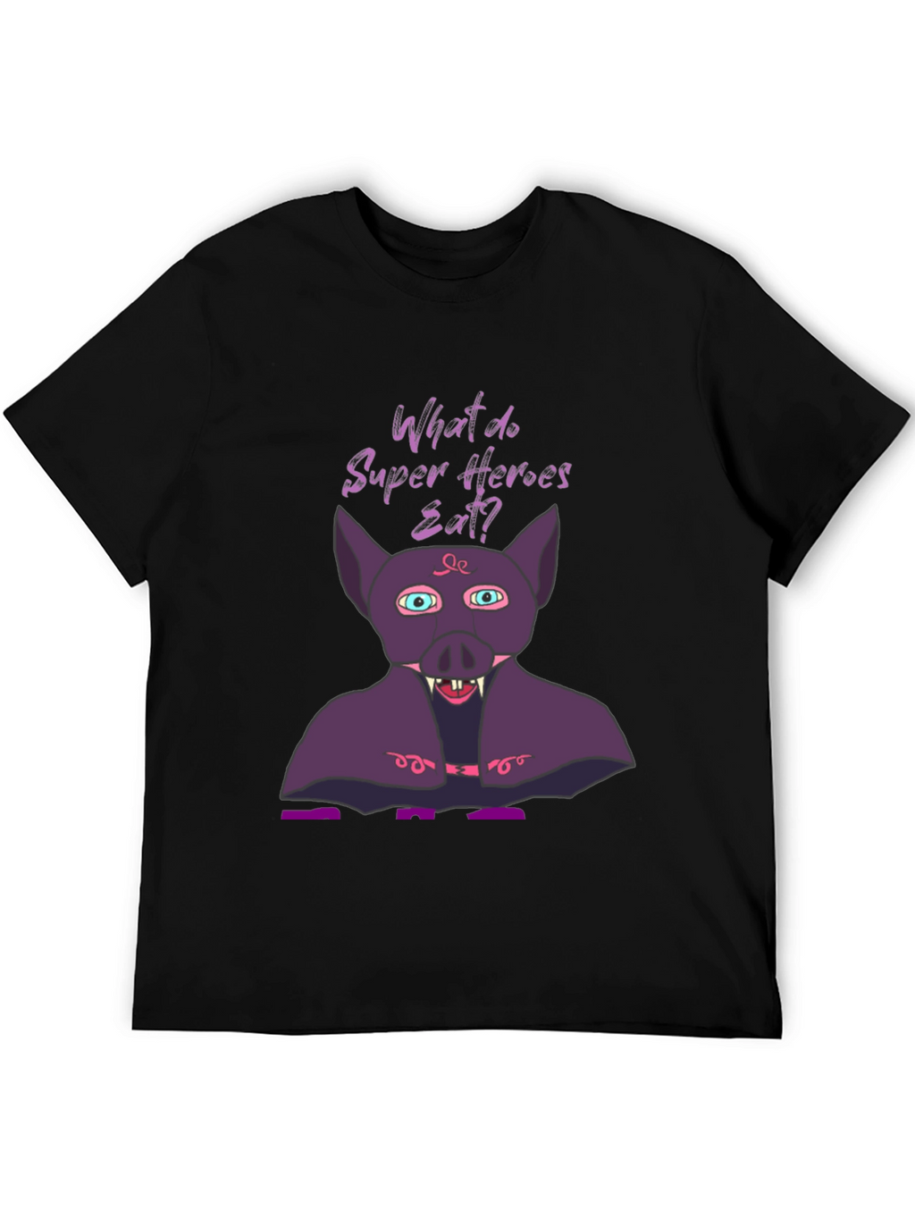 Superhero Diet T-Shirt - Bat Eat!