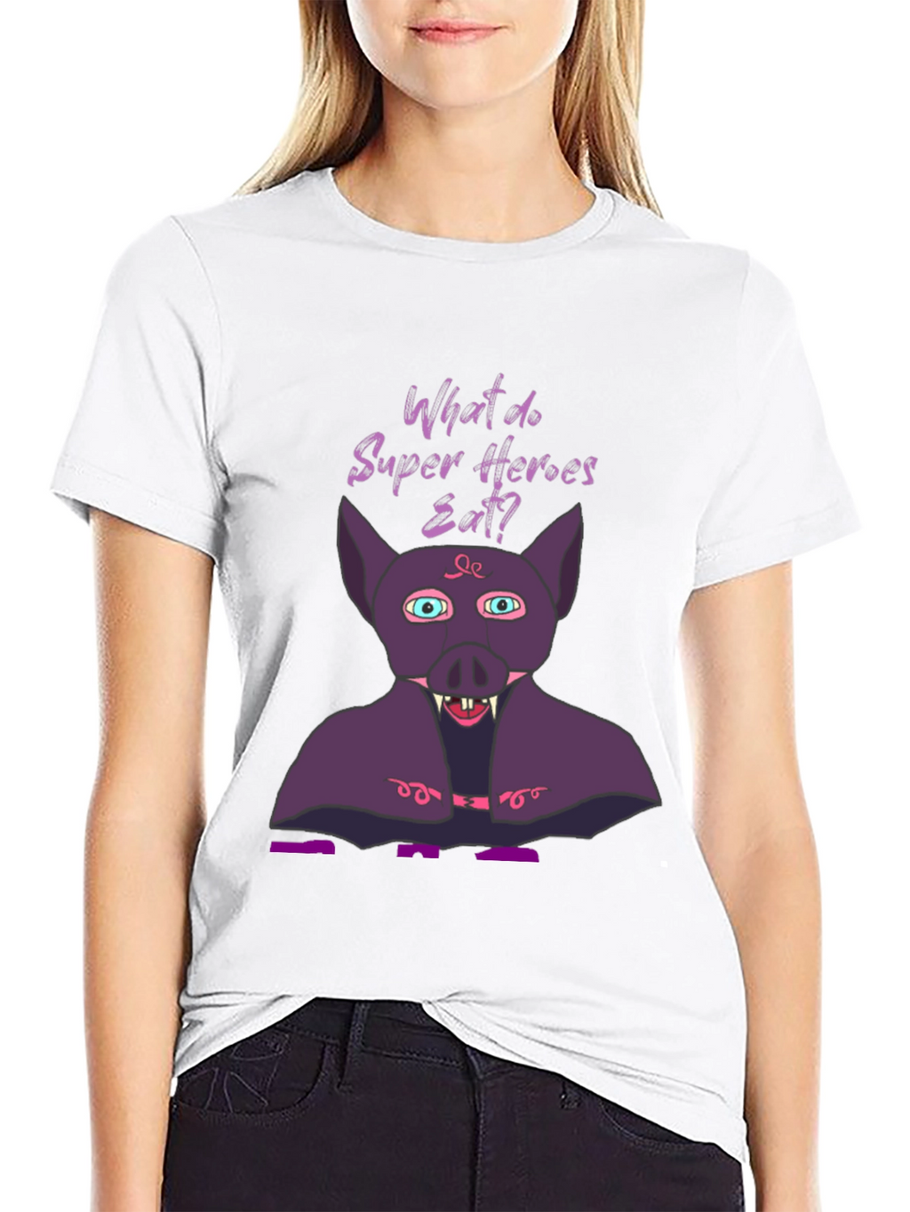 Superhero Diet T-Shirt - Bat Eat!